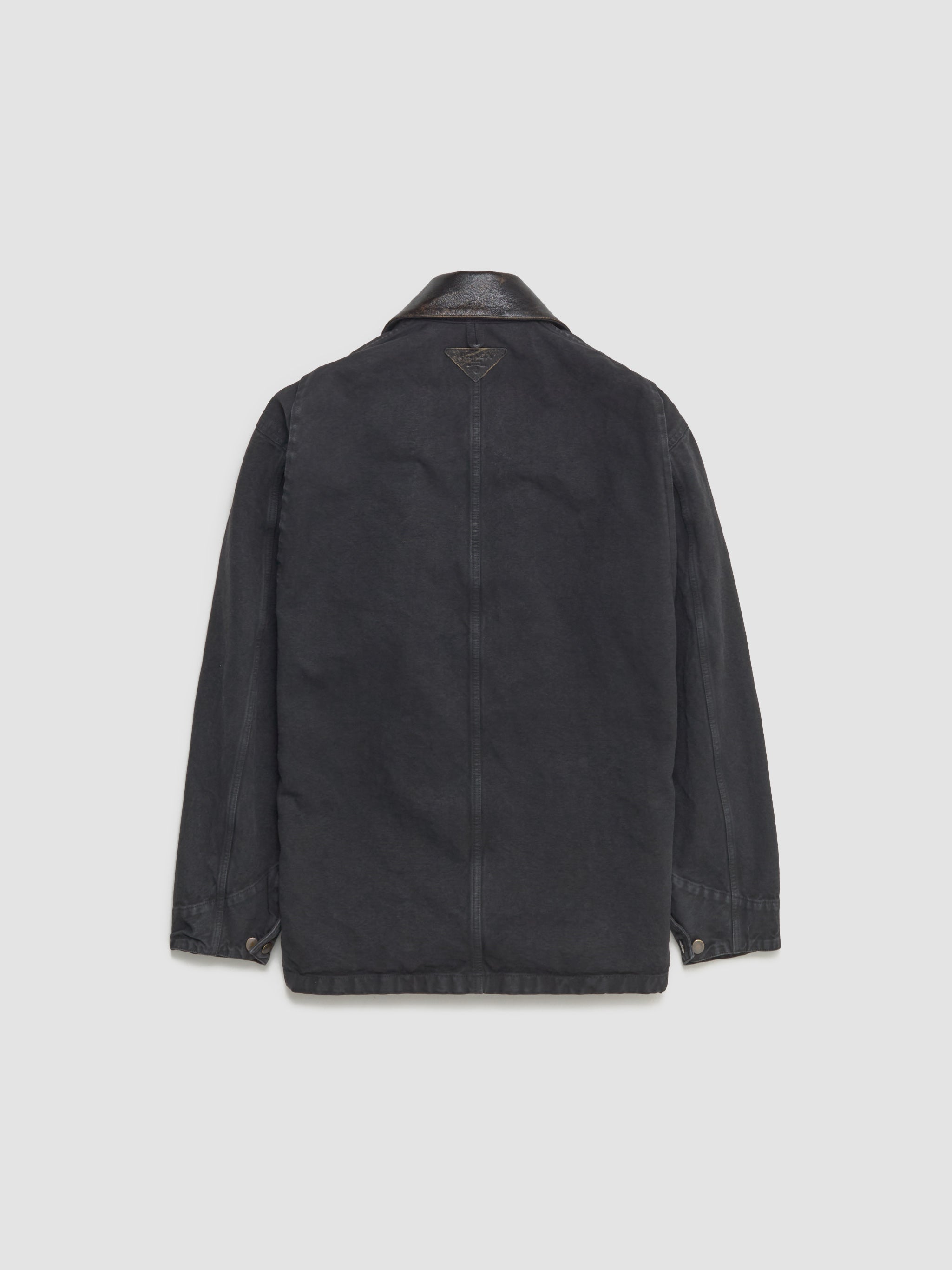 Canvas Work Jacket in Black