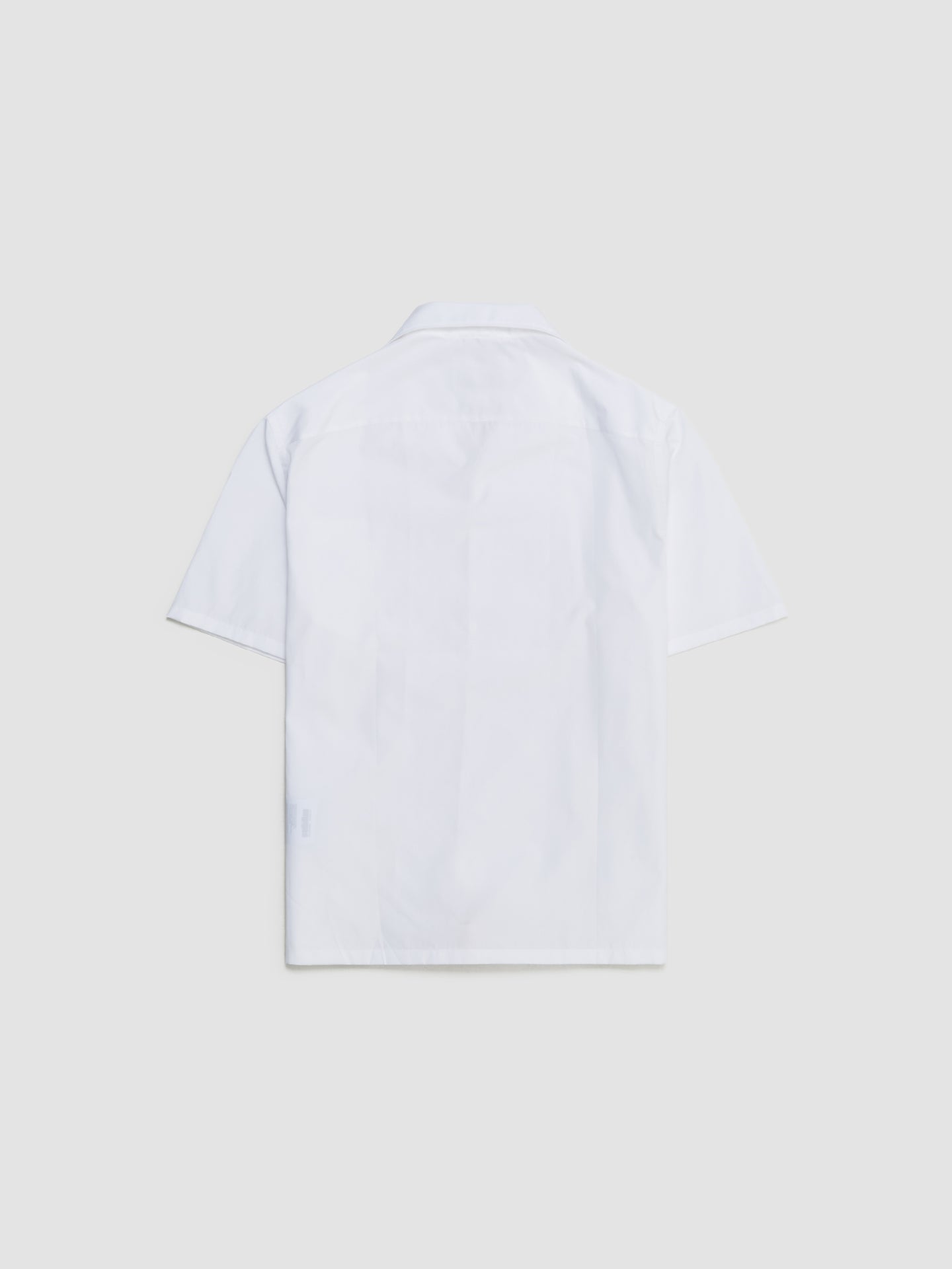 Cotton Bowling Shirt in White