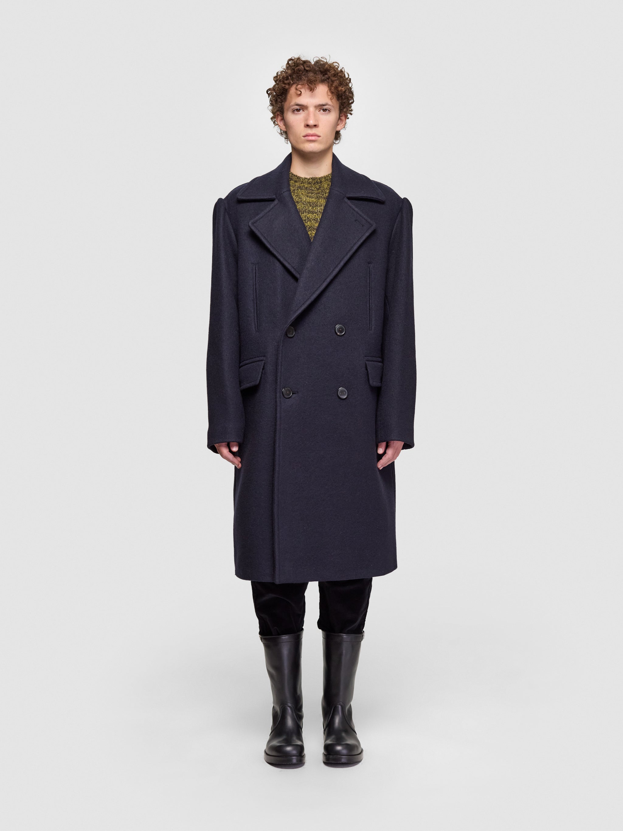 Racos Bis Coat in Midnight