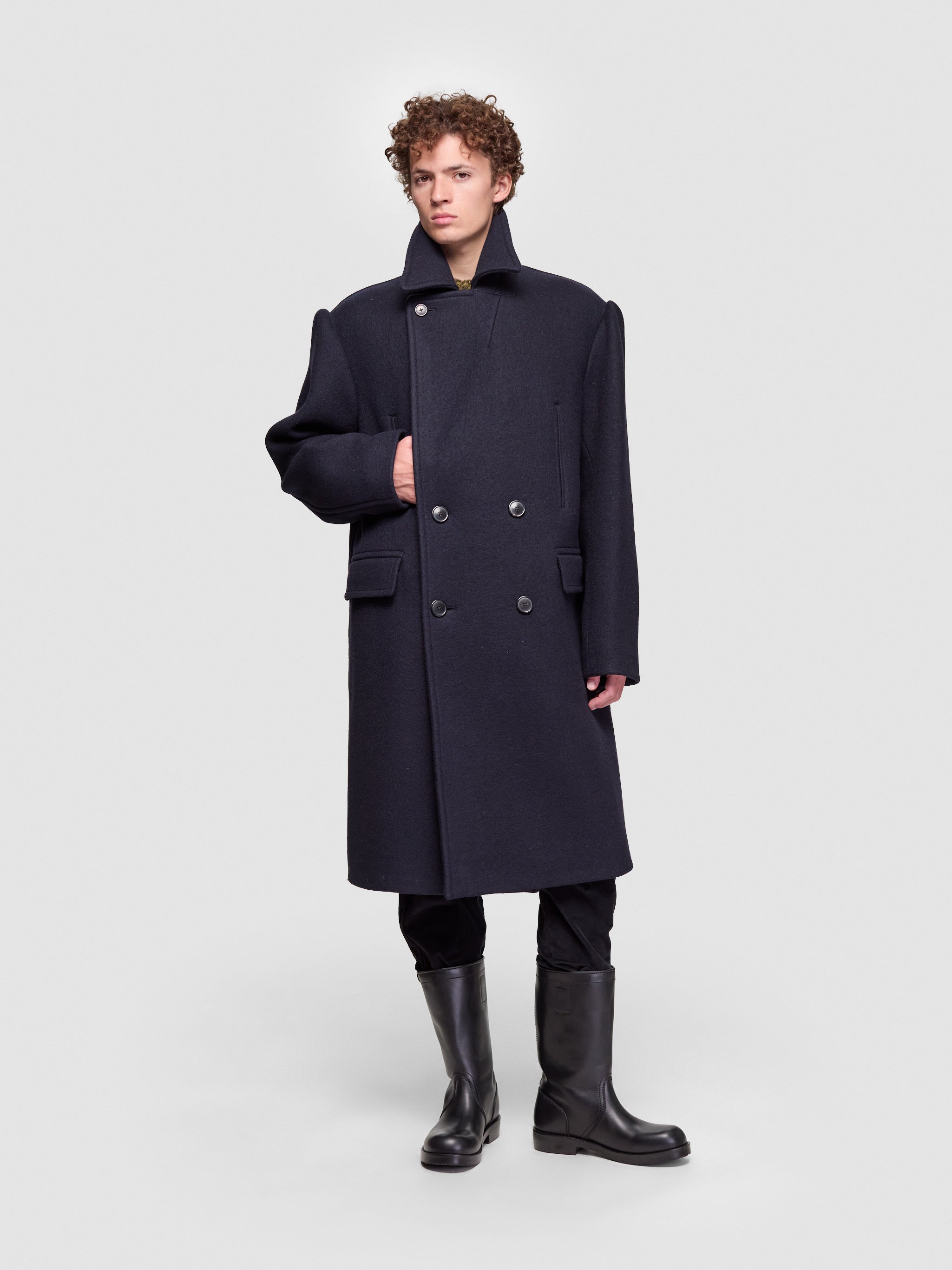 Racos Bis Coat in Midnight