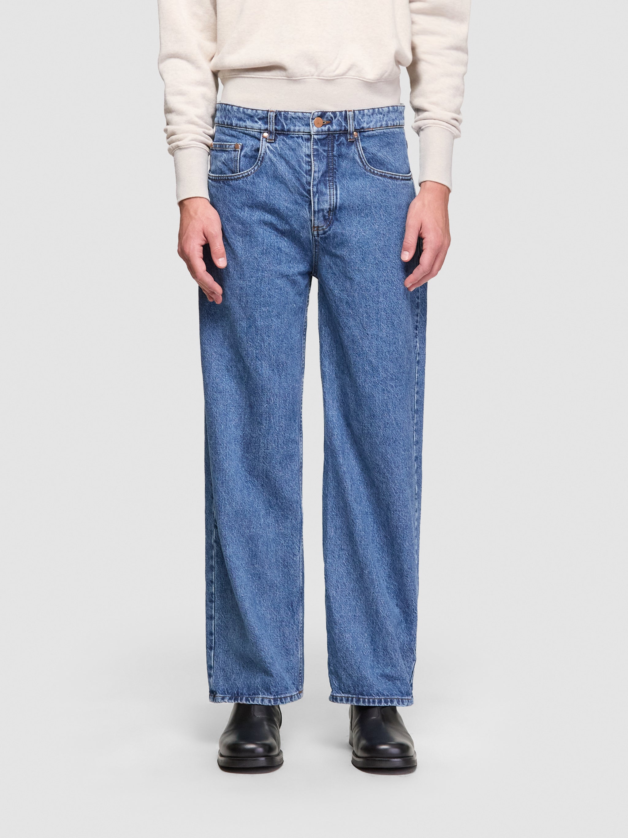 Beto Wide Jeans in Indigo Denim