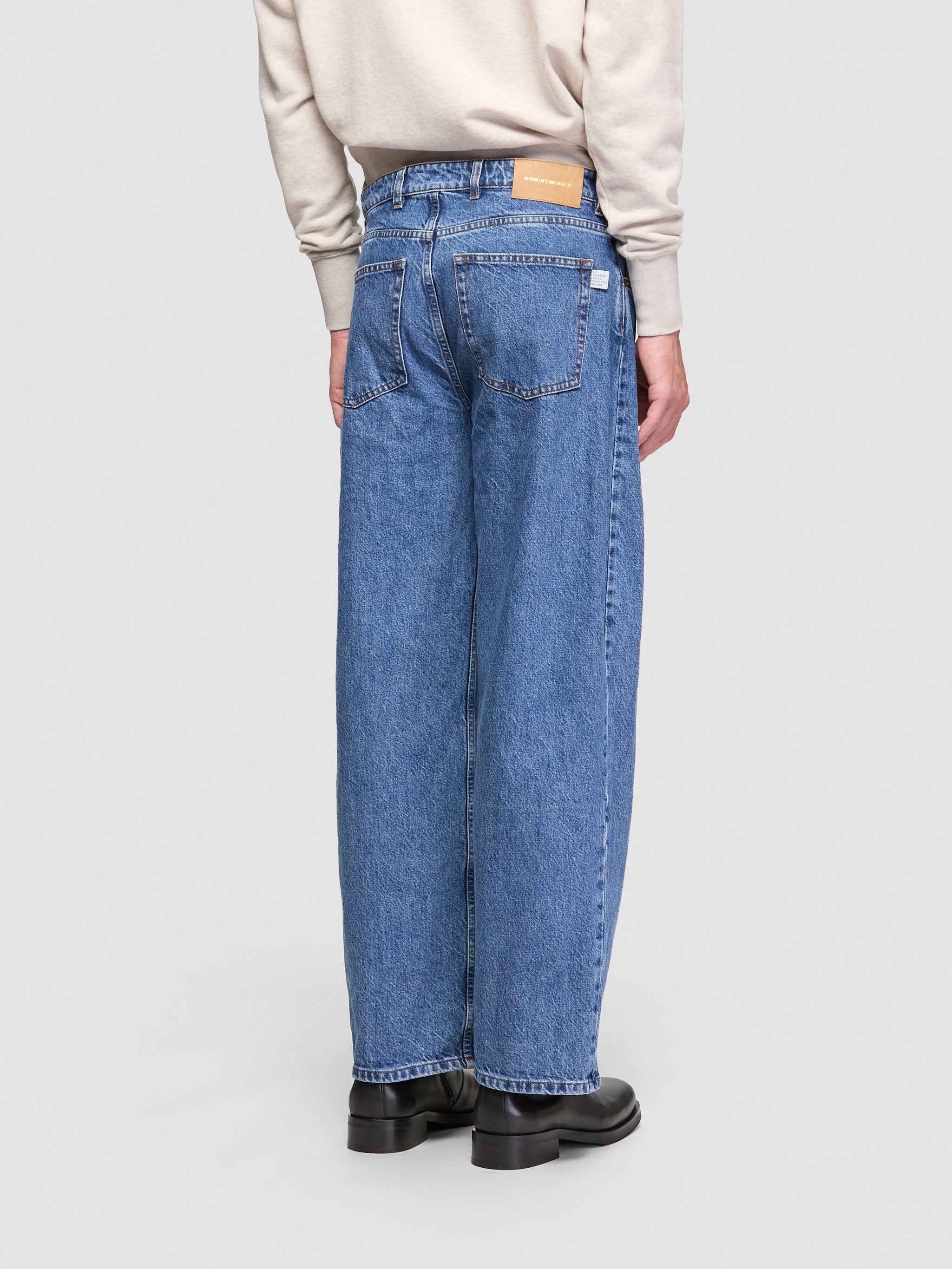 Beto Wide Jeans in Indigo Denim