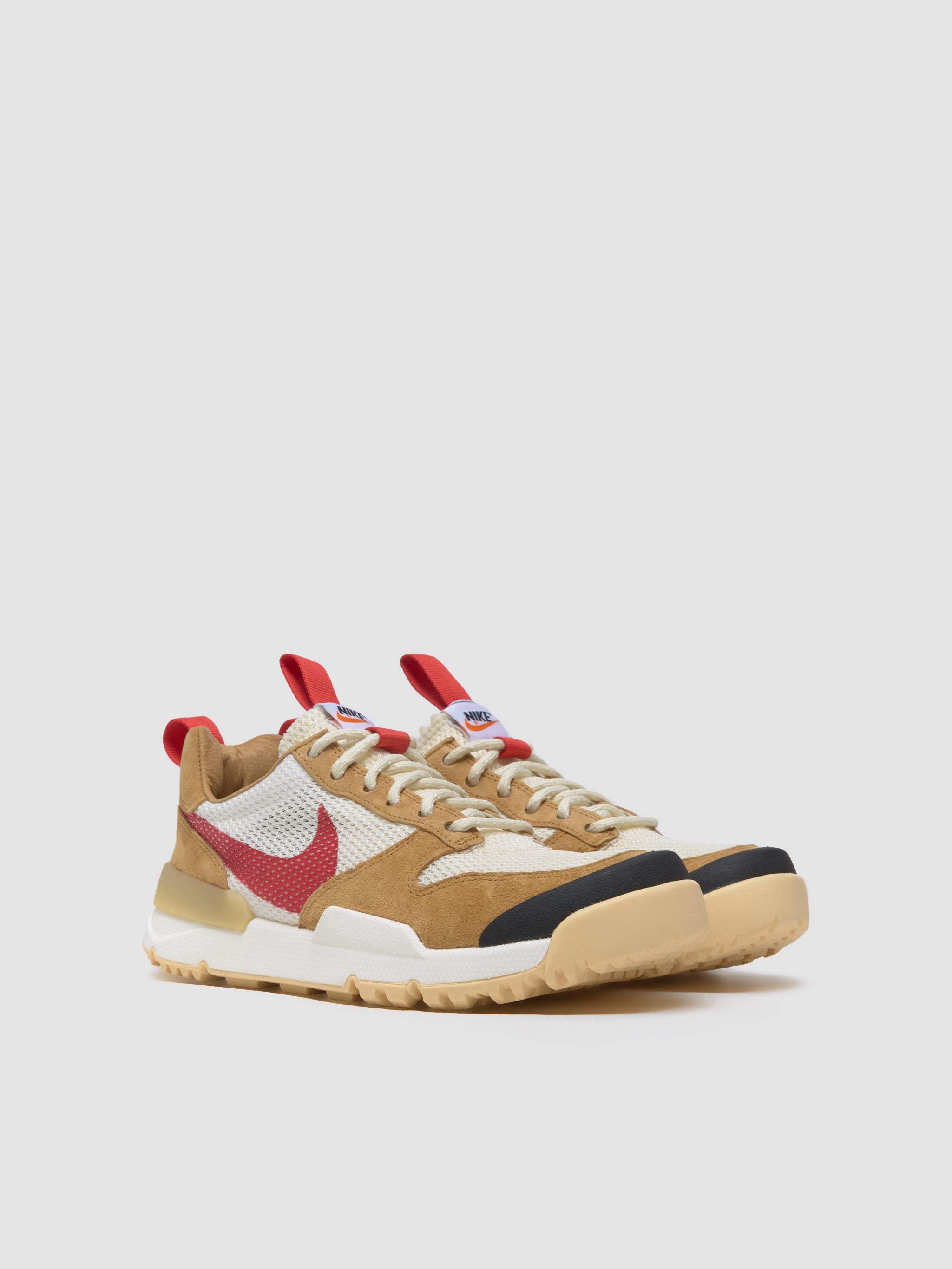x Tom Sachs Mars Yard 3.0 Sneaker in Natural & Sport Red