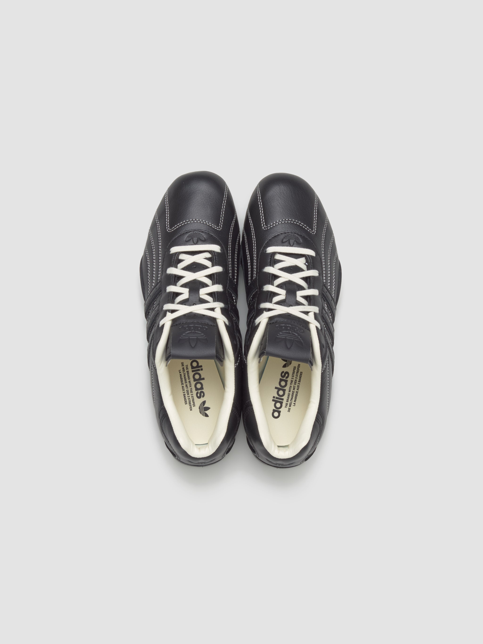 Adiracer LO Sneaker in Black & Cream White