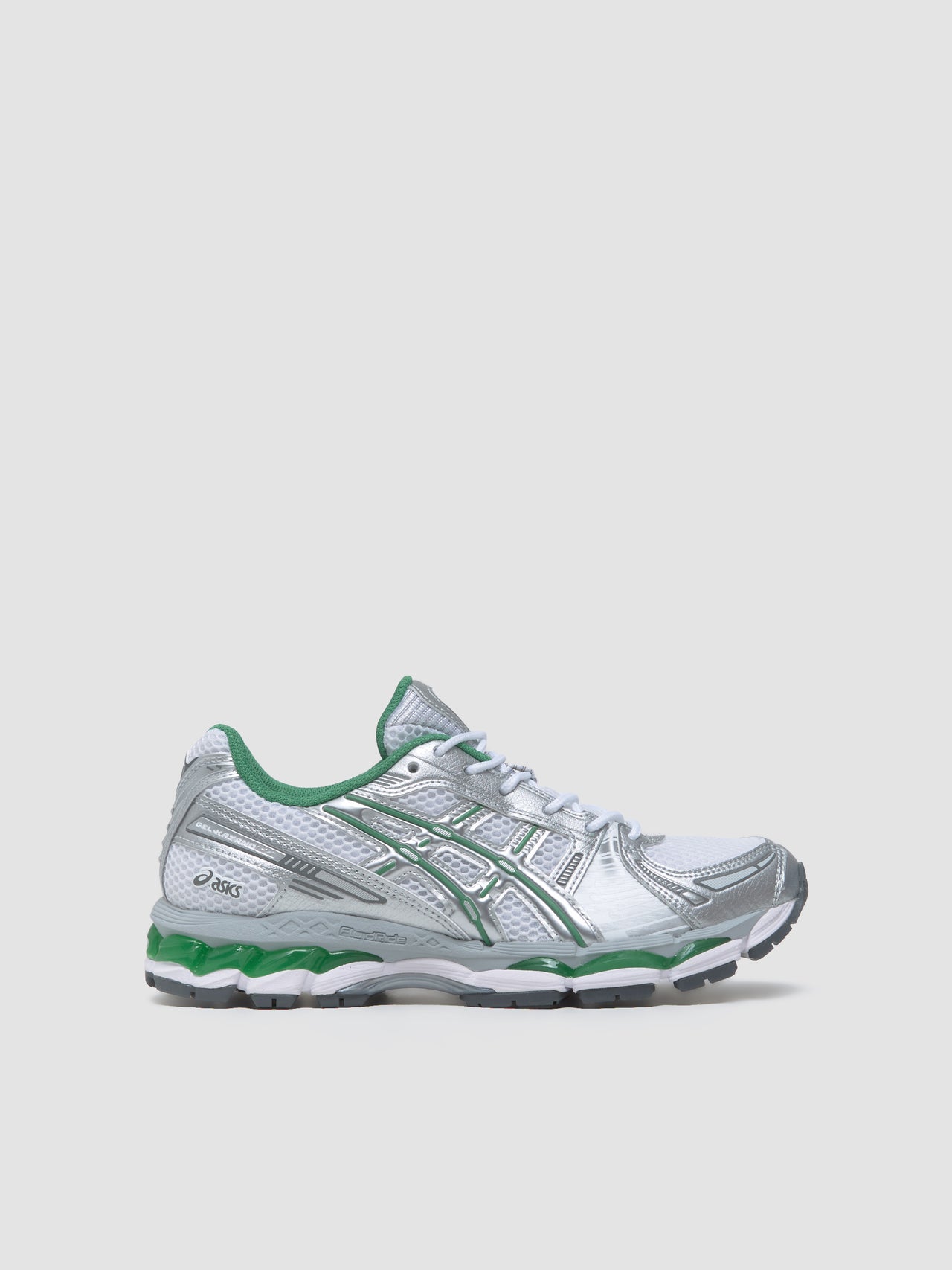GEL-KAYANO 12.1 Sneaker in White & Pure Silver