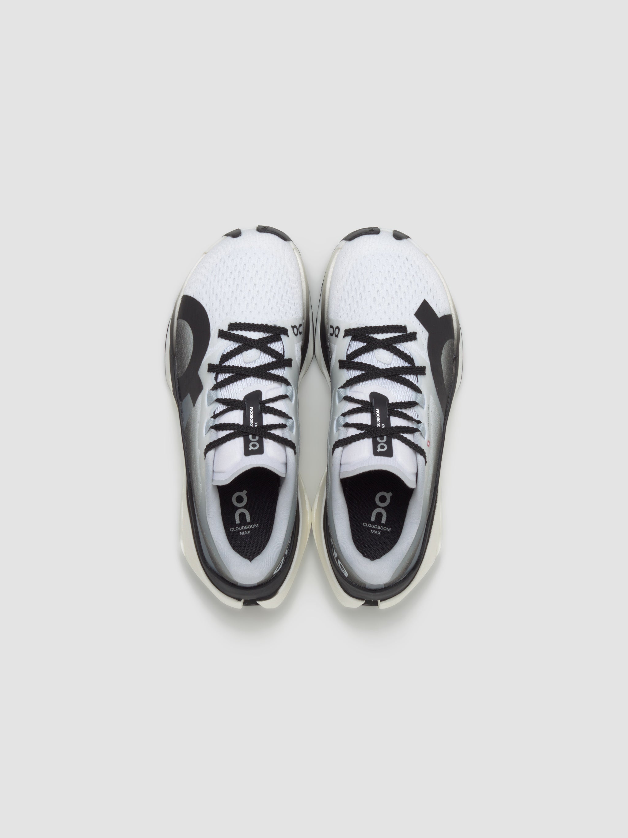 Women's Cloudboom Max Sneaker in White & Black