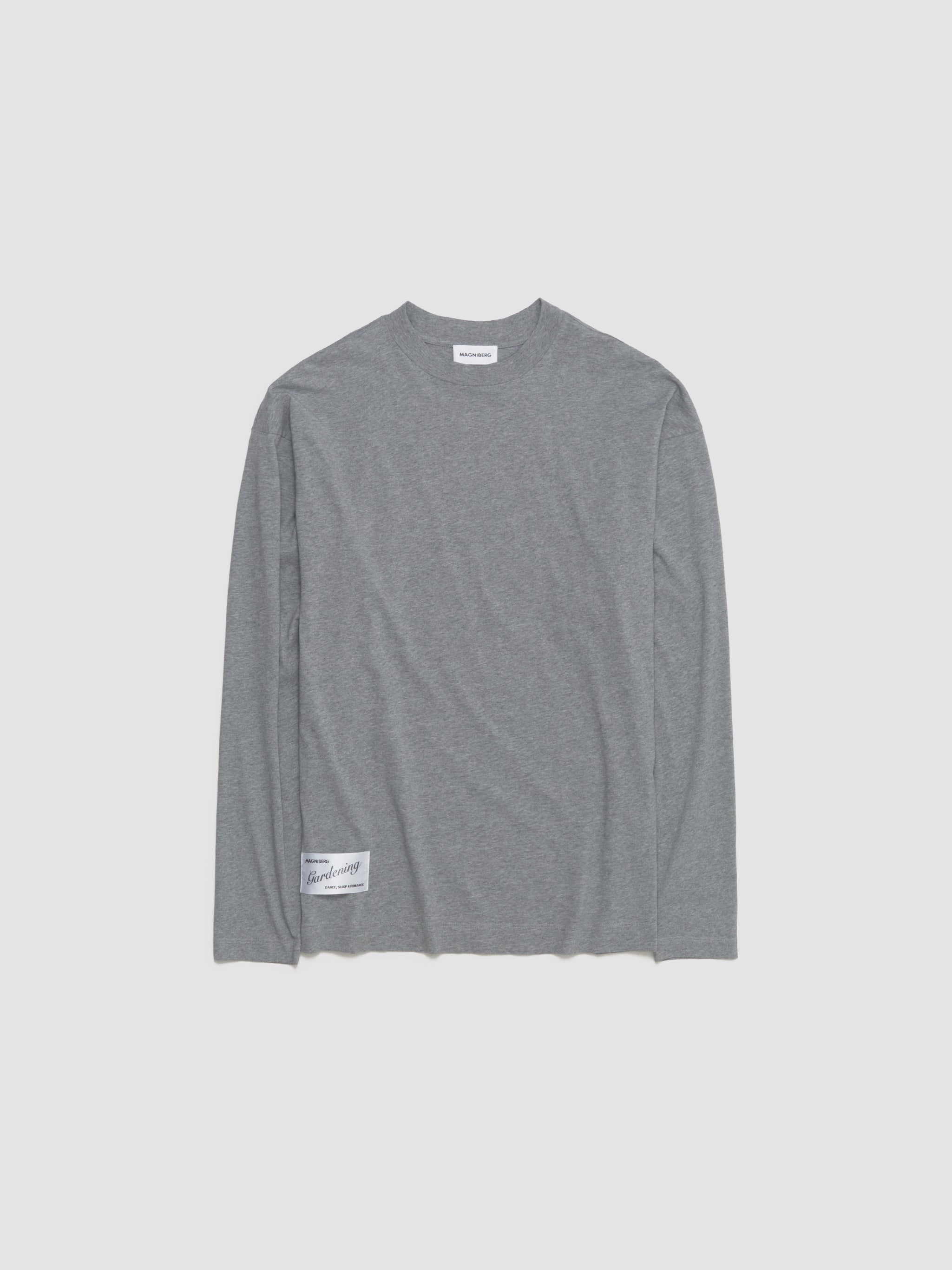 Full Long Sleeve T-Shirt in Grey Melange