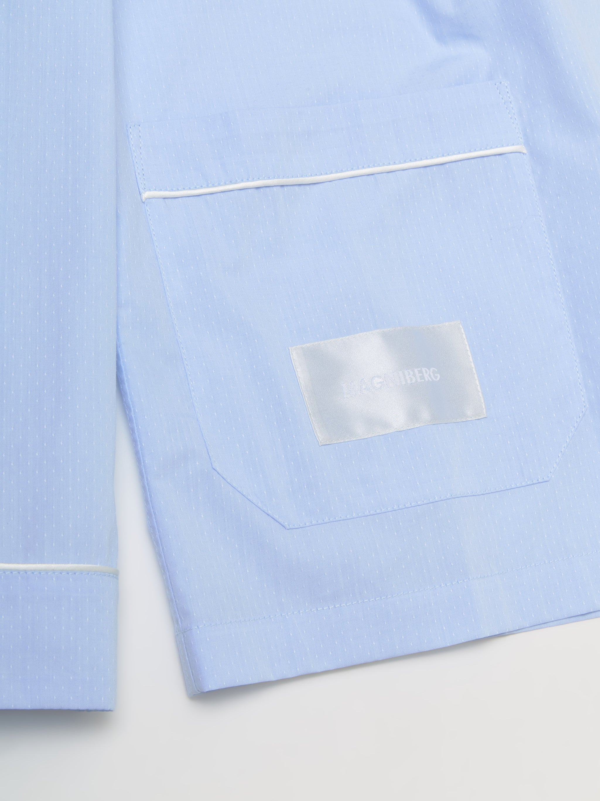 Dolce Shirt in Light Blue Dots Jacquard