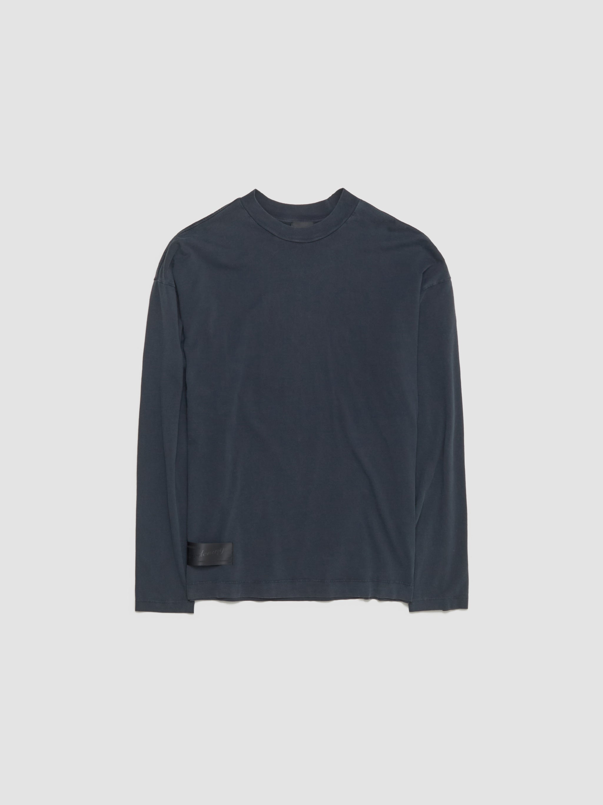 Full Long Sleeve T-Shirt in Washed Black