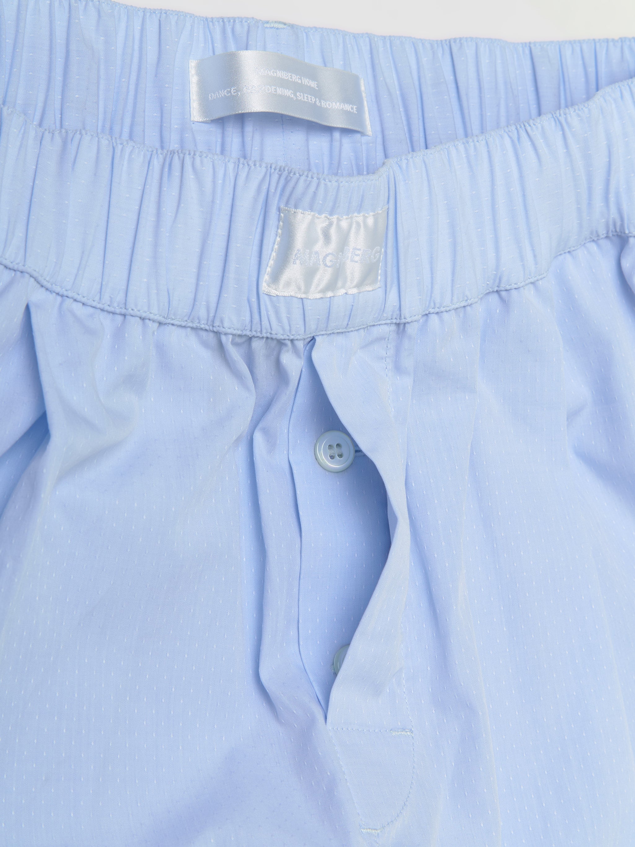 Space Pants in Light Blue Dots Jacquard