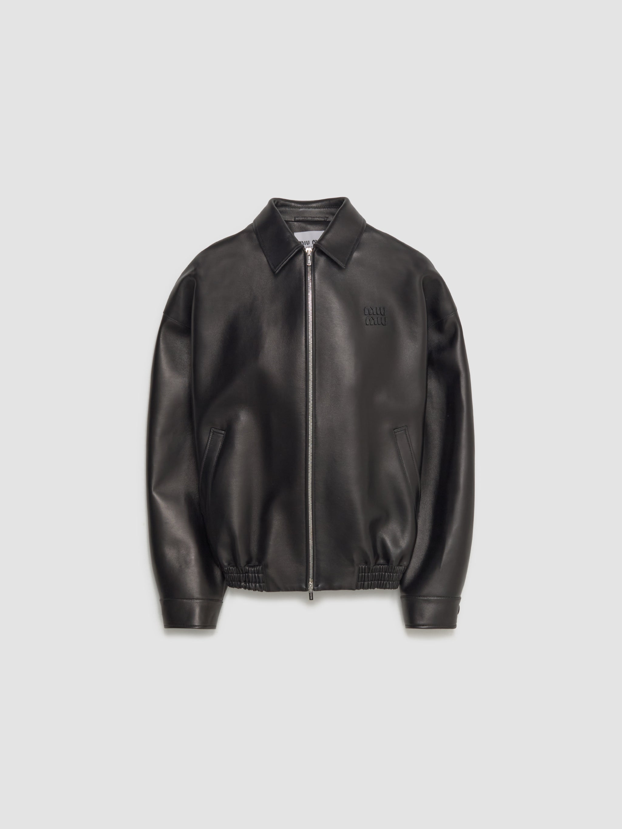 Plongé Nappa Leather Jacket in Black