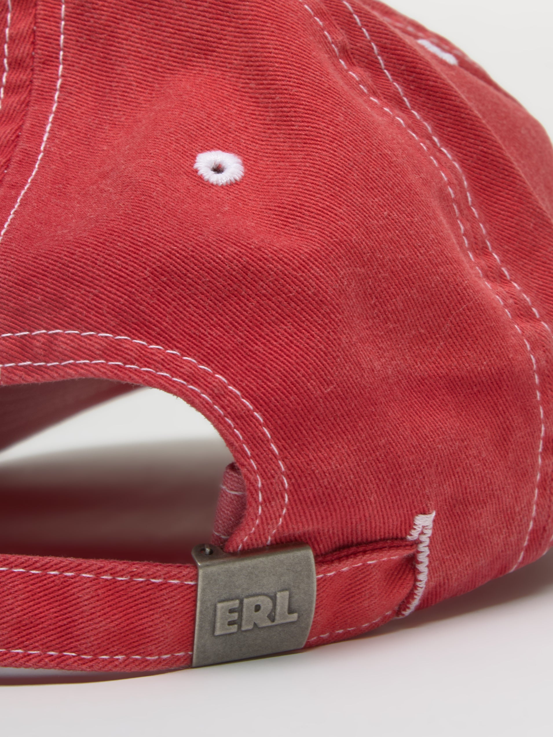 California Embroidered Cap in Red