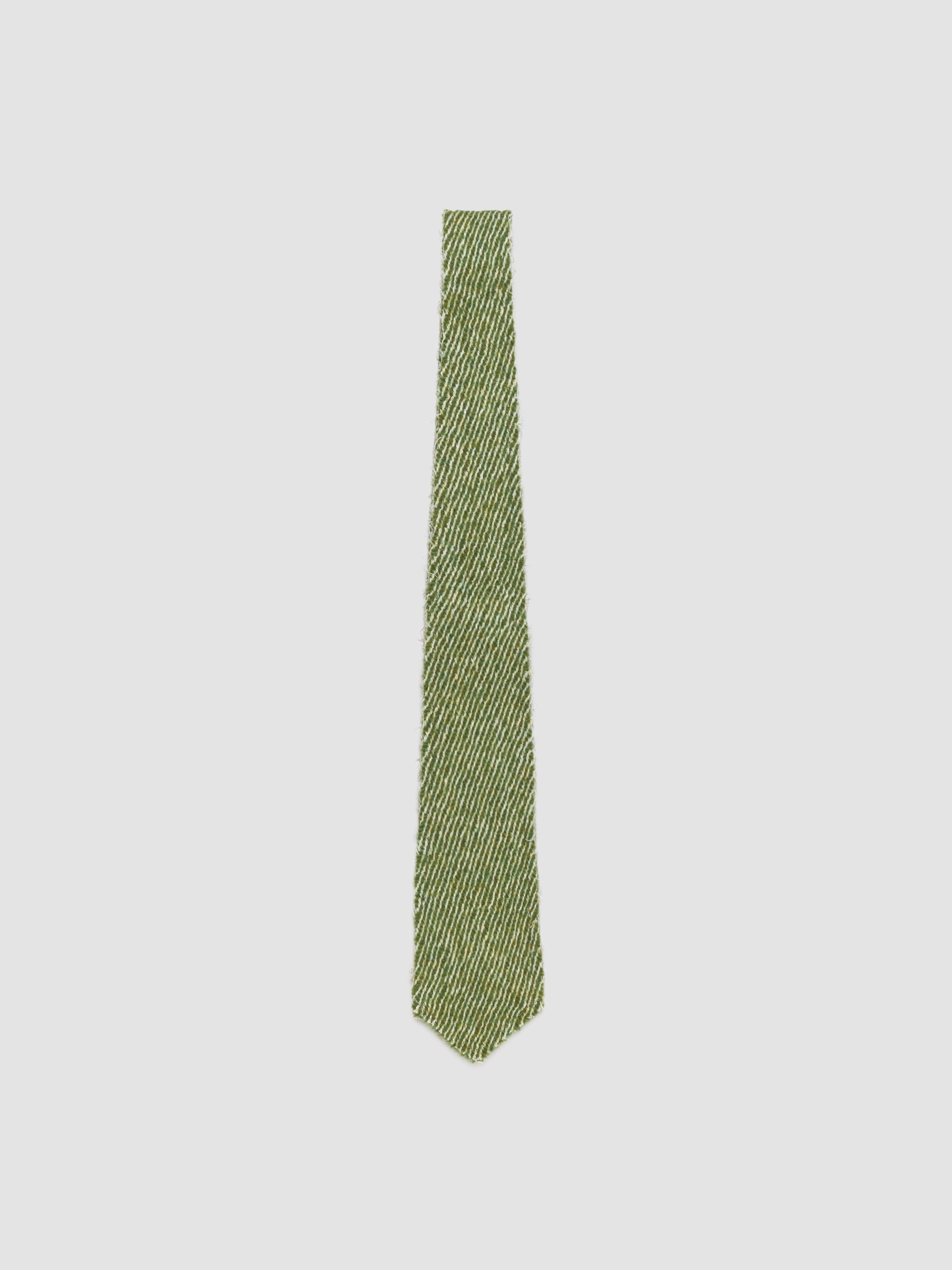 Pop Tie in Eruca Green Twill