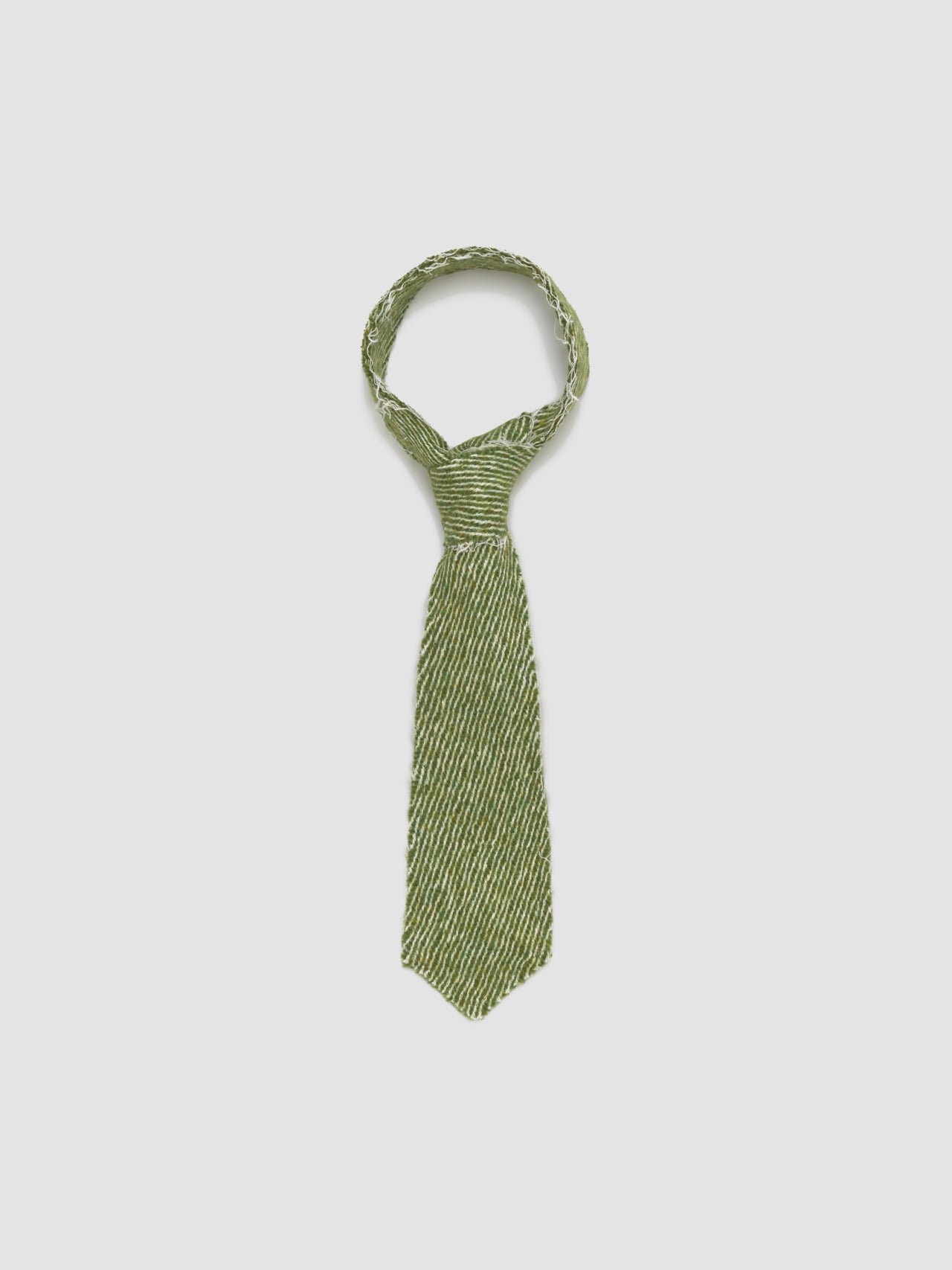 Pop Tie in Eruca Green Twill