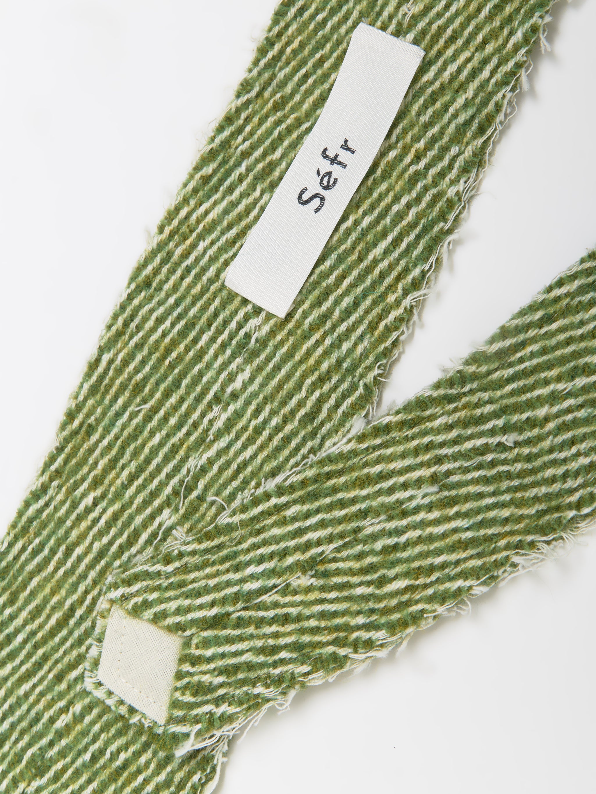 Pop Tie in Eruca Green Twill