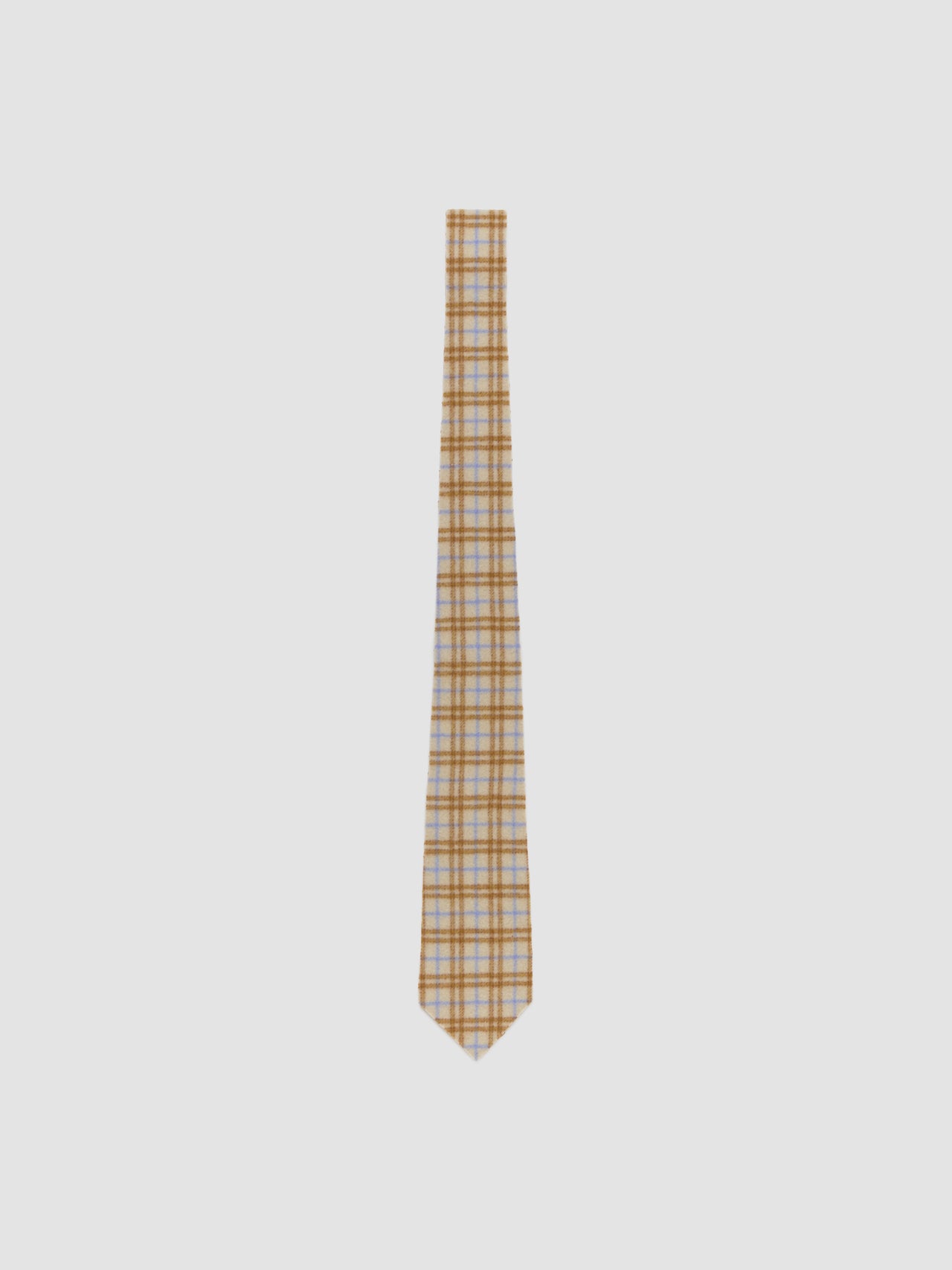 Formal Tie in Felted Dune Check