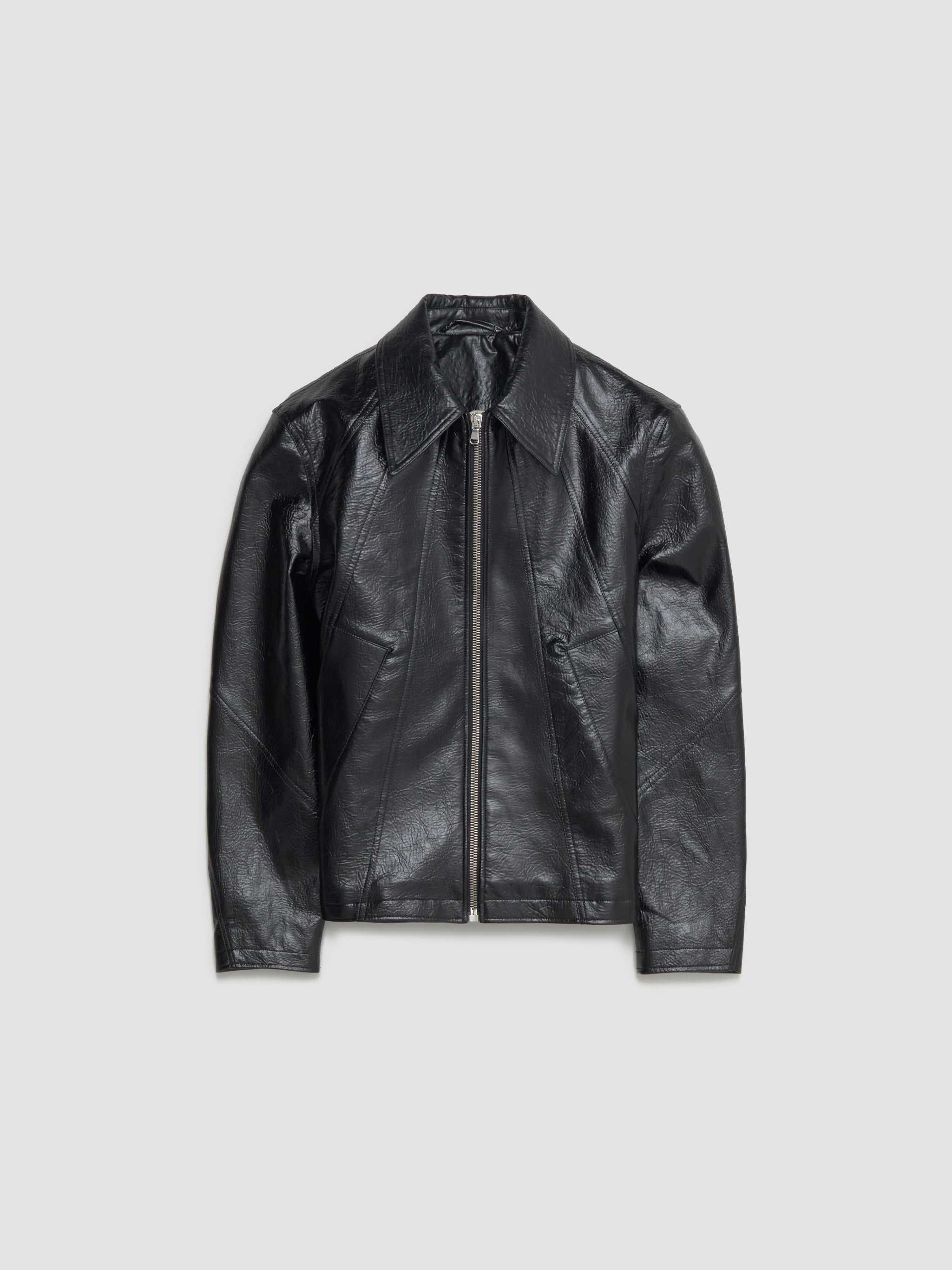 Duke Jacket in Faux Memory Leather