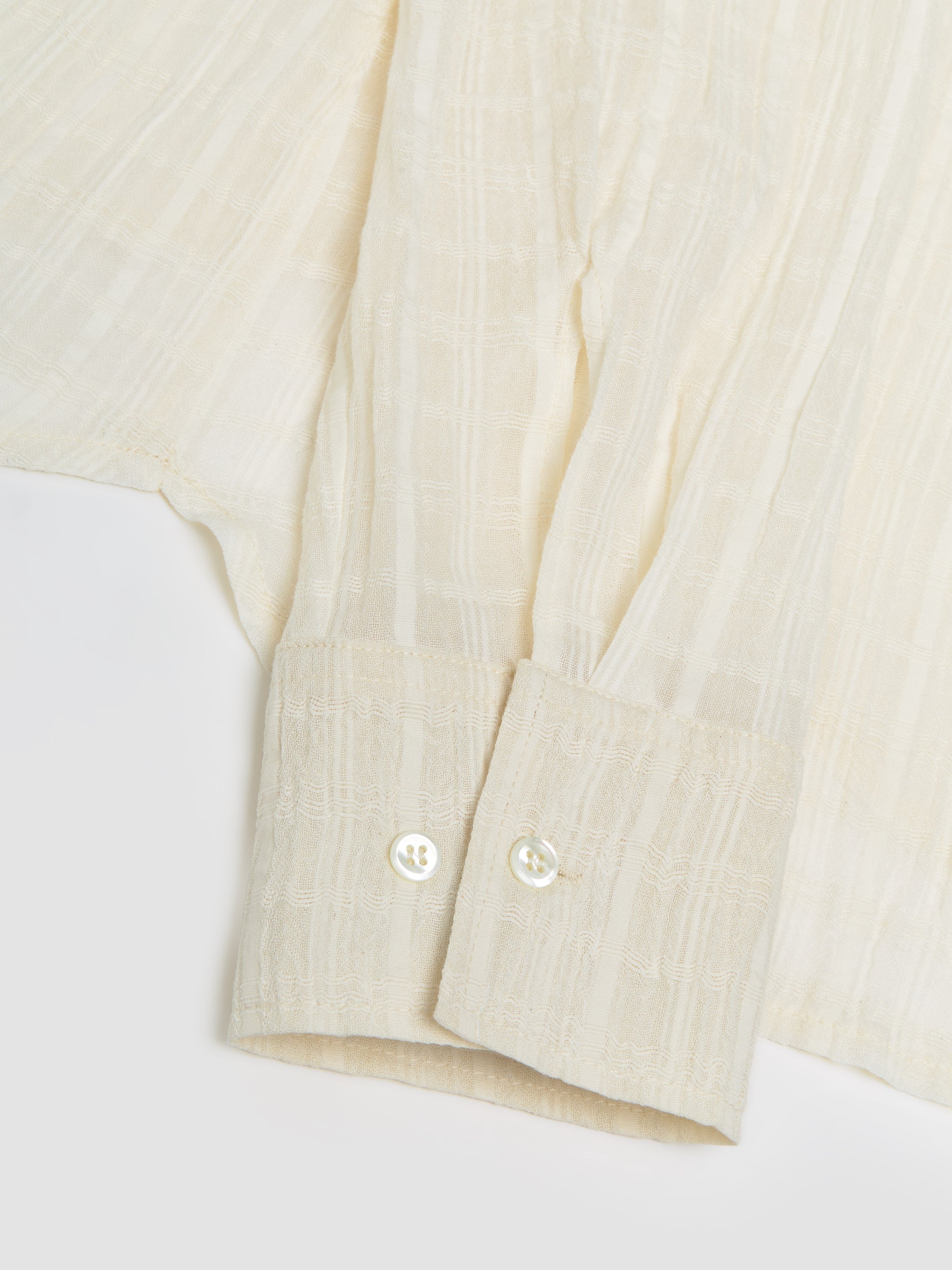 Ignacio Shirt in Cloud White Check