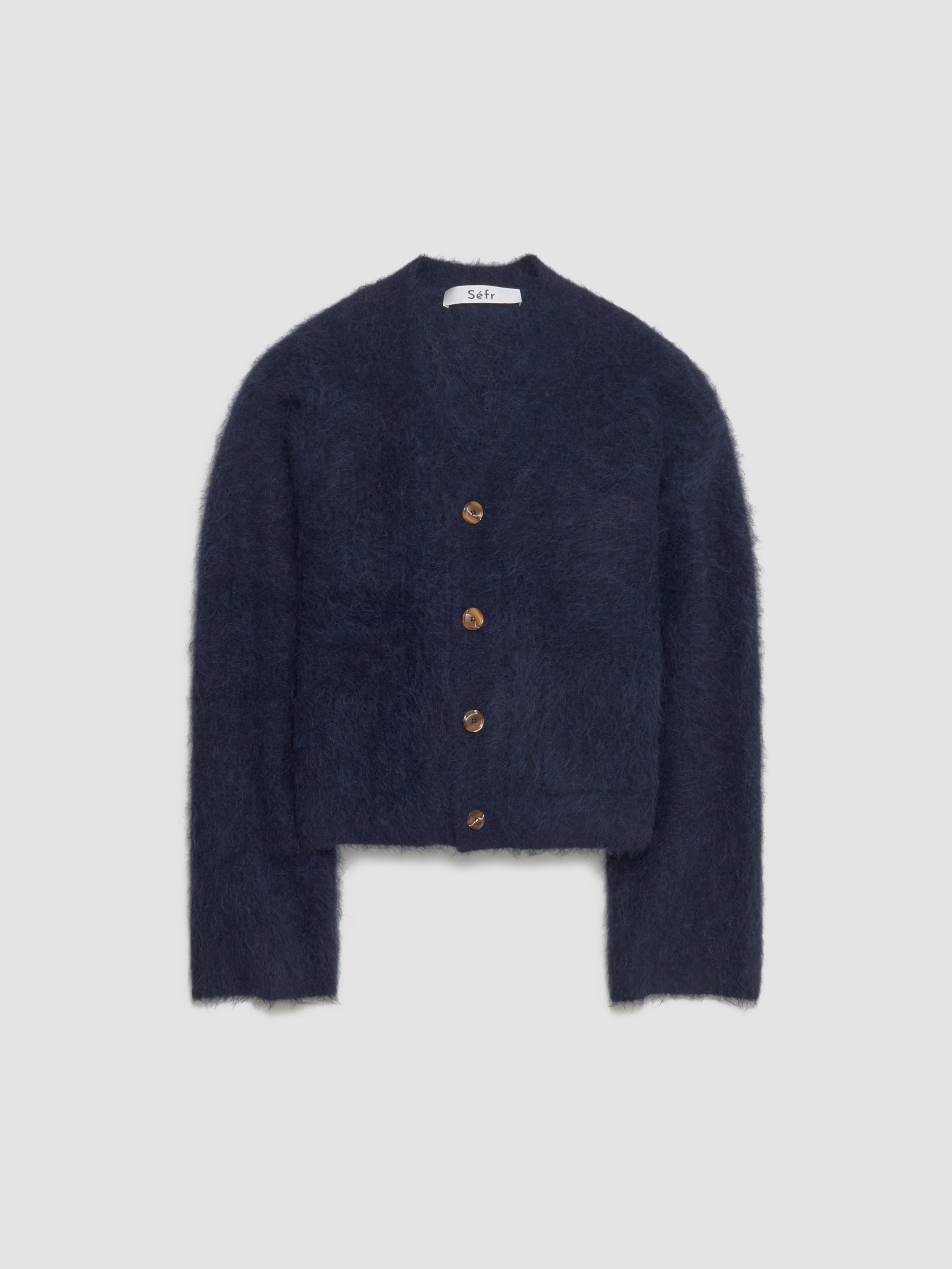 Lee Cardigan in Neptune Alpaca