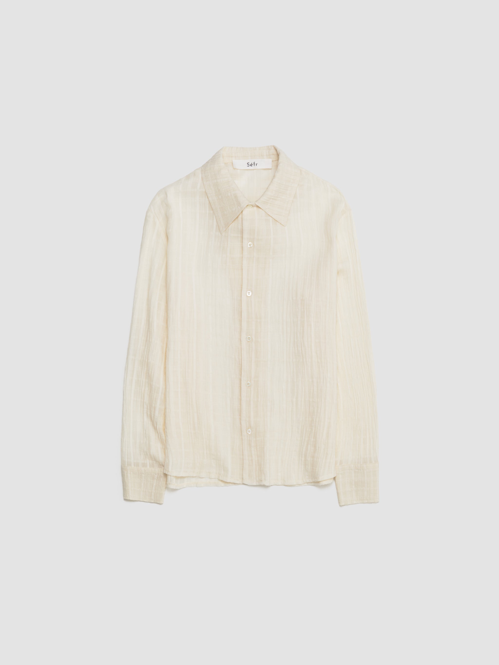 Ignacio Shirt in Cloud White Check