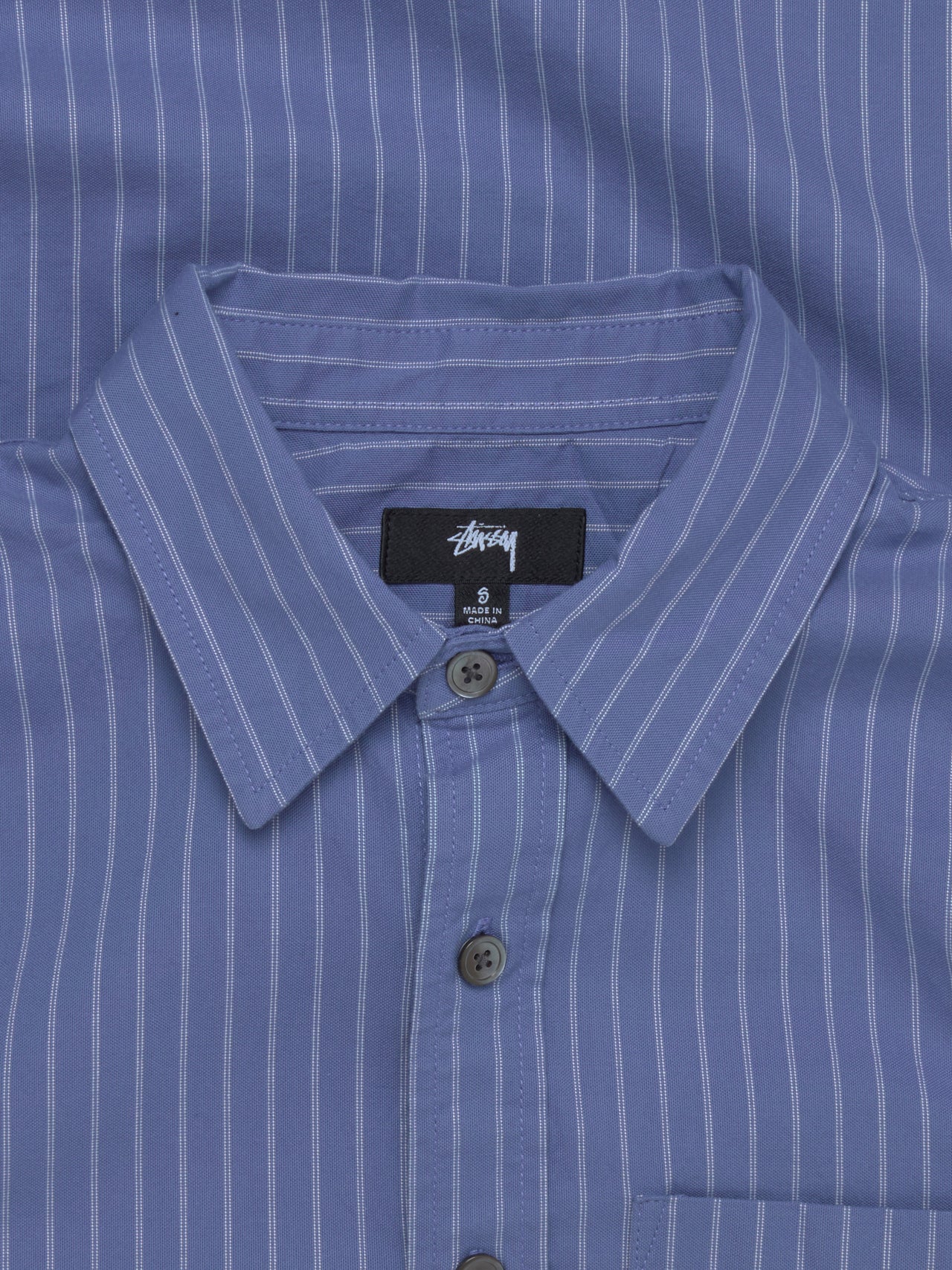 Oxford Long Sleeve Shirt in Blue Stripe