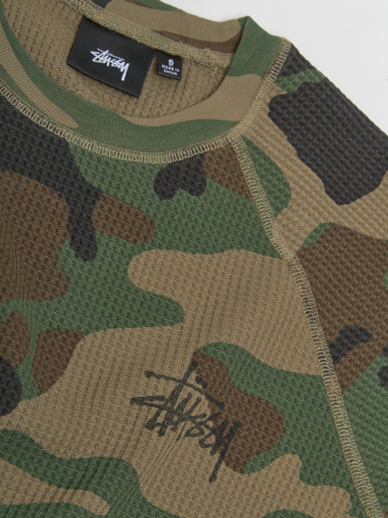Raglan Thermal Basic Stock in Woodland Camo