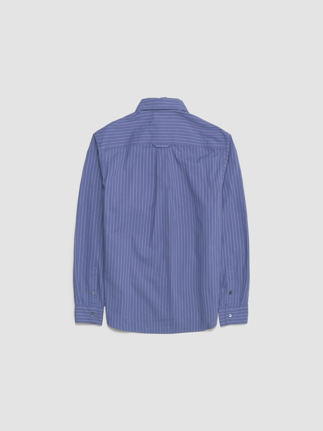 Oxford Long Sleeve Shirt in Blue Stripe