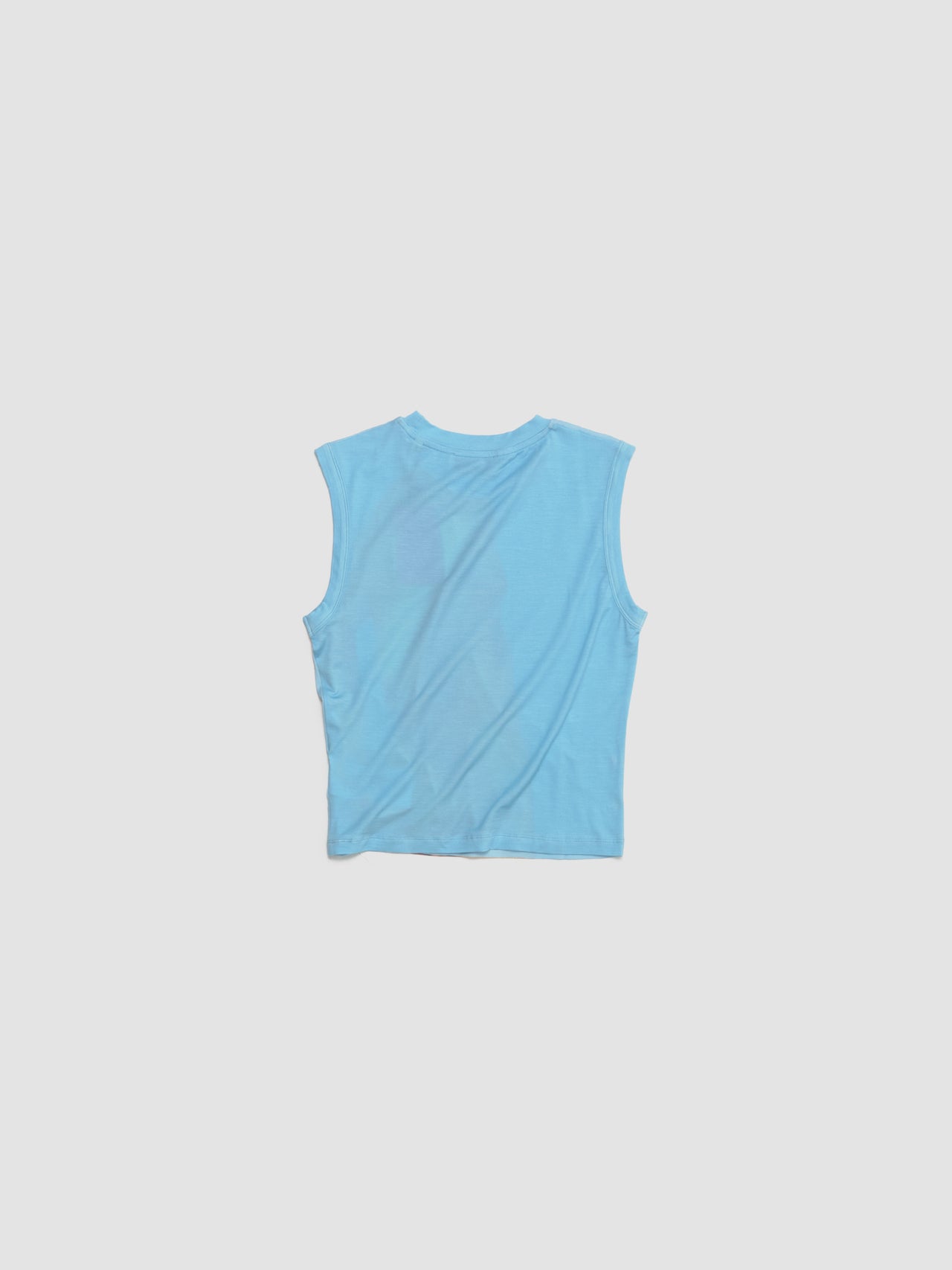 Touch With the Eyes Sleeveless Top in Blue