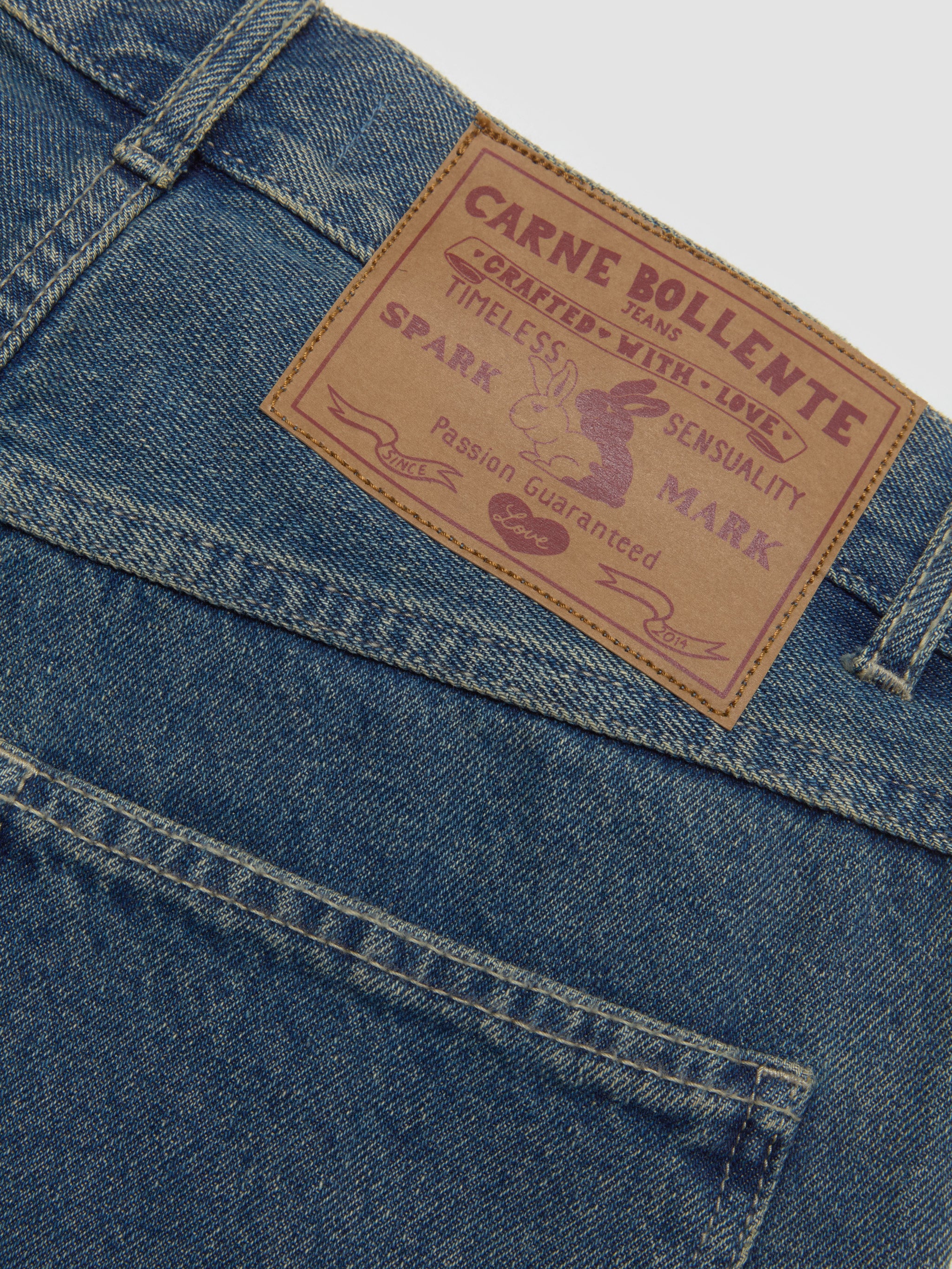 Love Pants 00's in Washed Blue