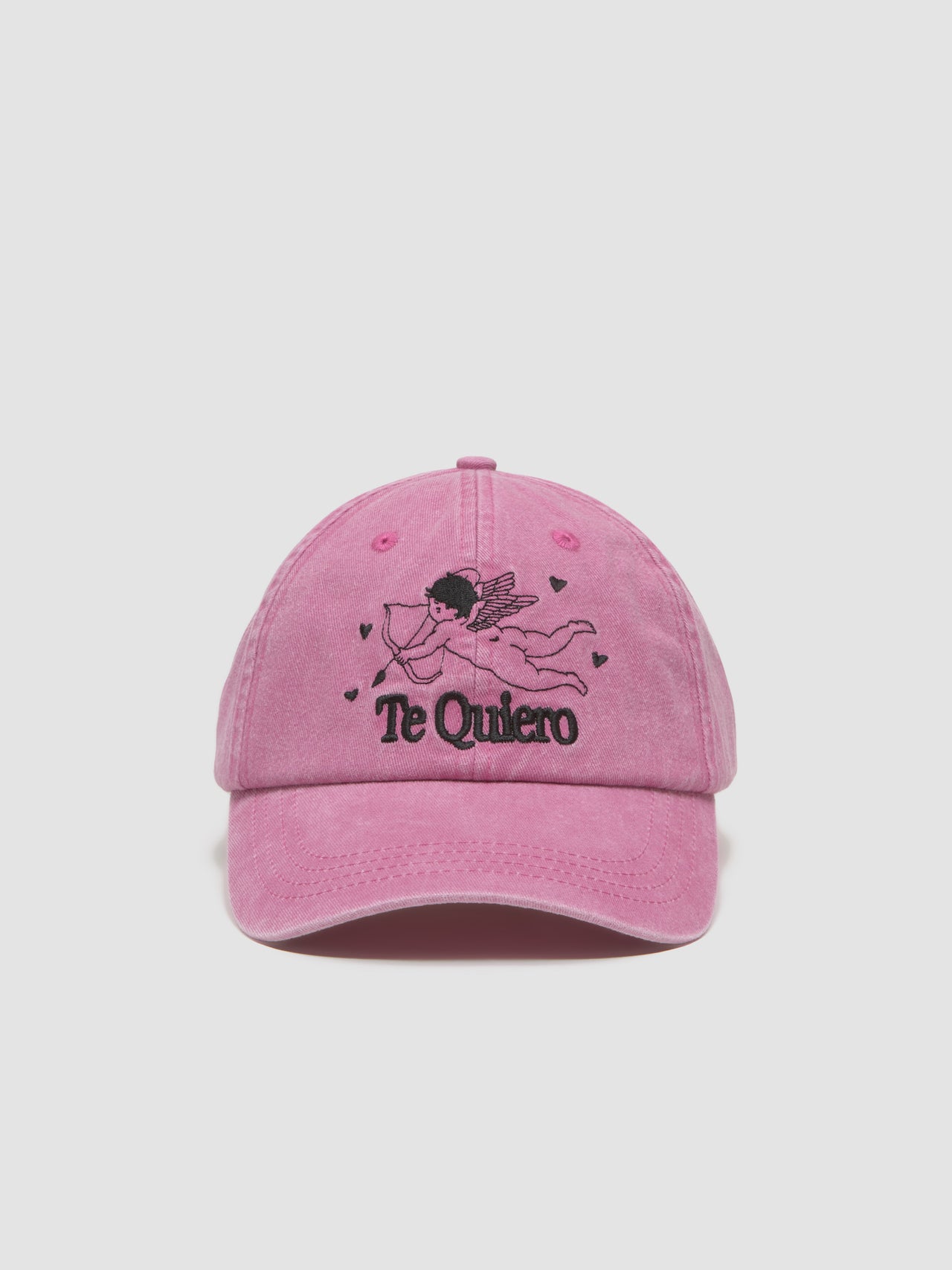 Te Quiero Cap in Off-Pink