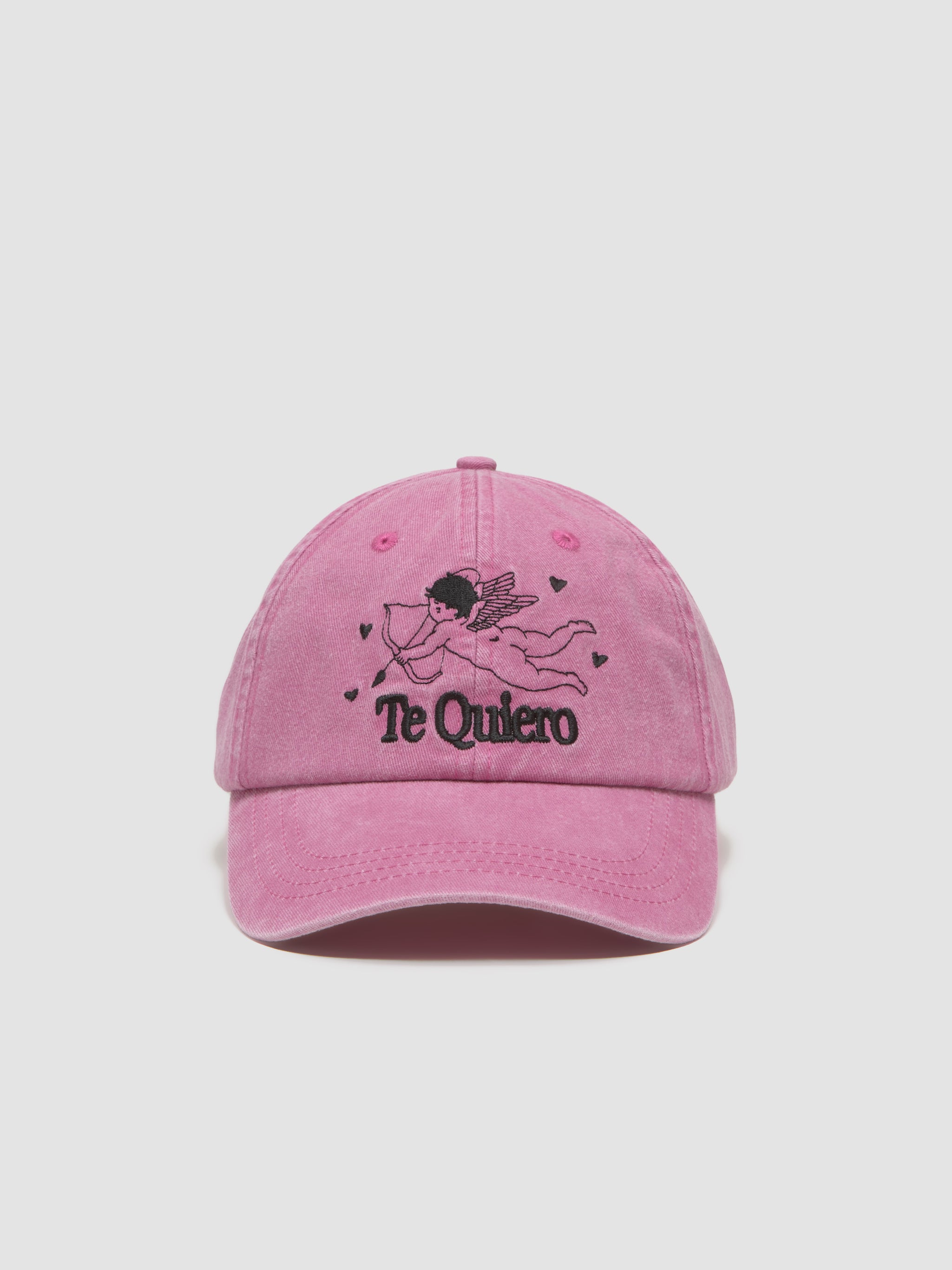Te Quiero Cap in Off-Pink