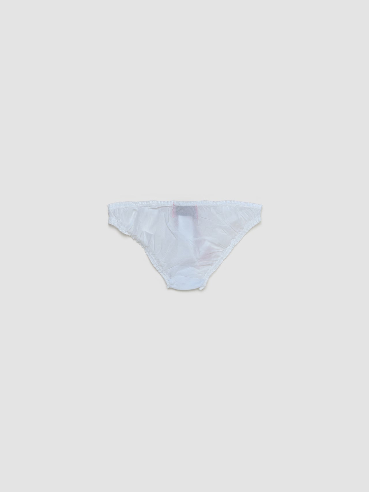 Ruffle Bunny Panties in White