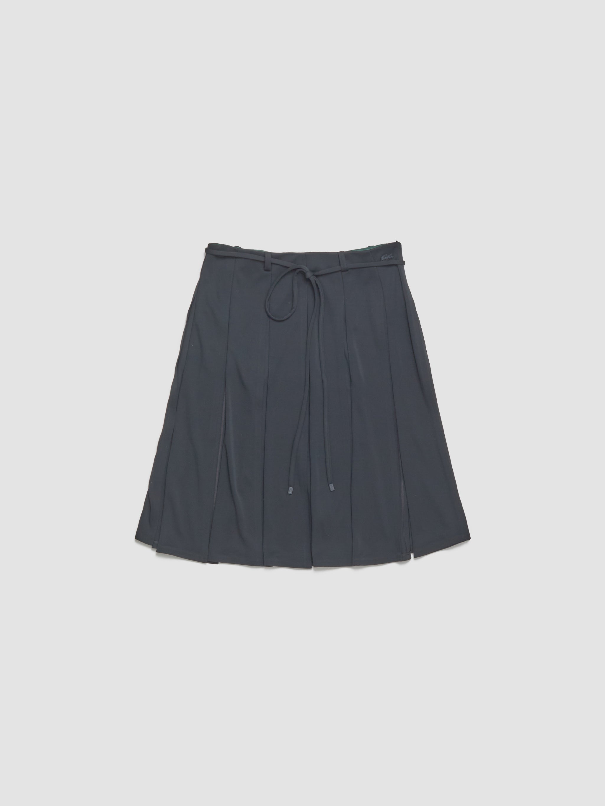 Knee Length Skirt in Dark Green