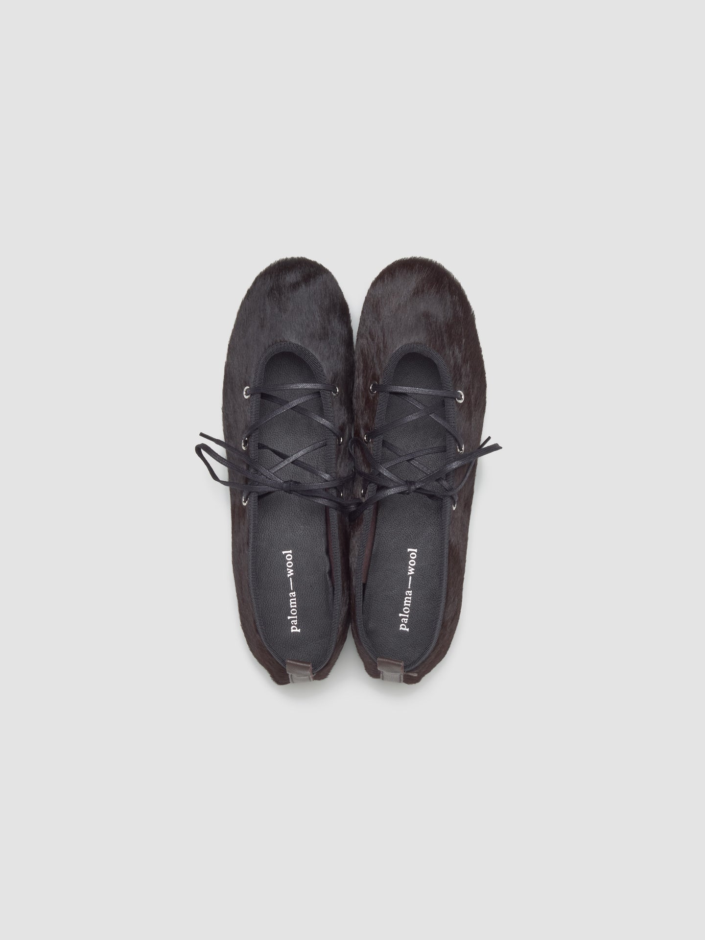 Pina Lace-up Ballerina in Brown