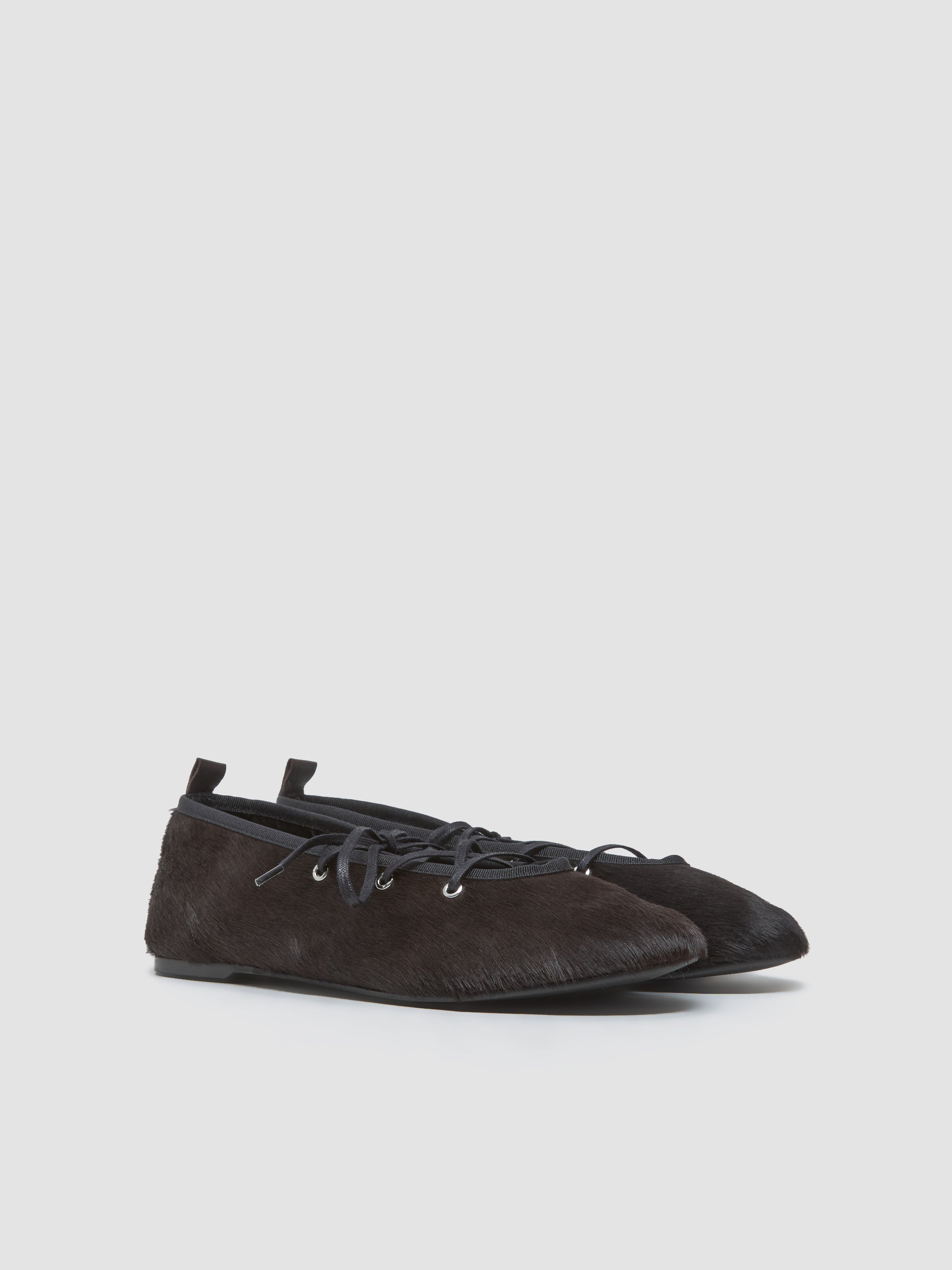 Pina Lace-up Ballerina in Brown