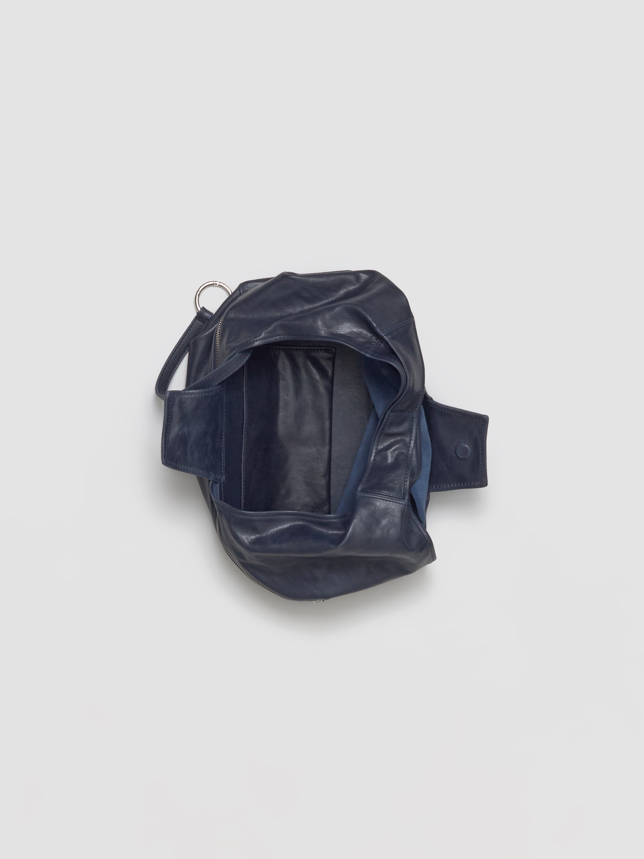Riba Zip Bag in Greyish Blue