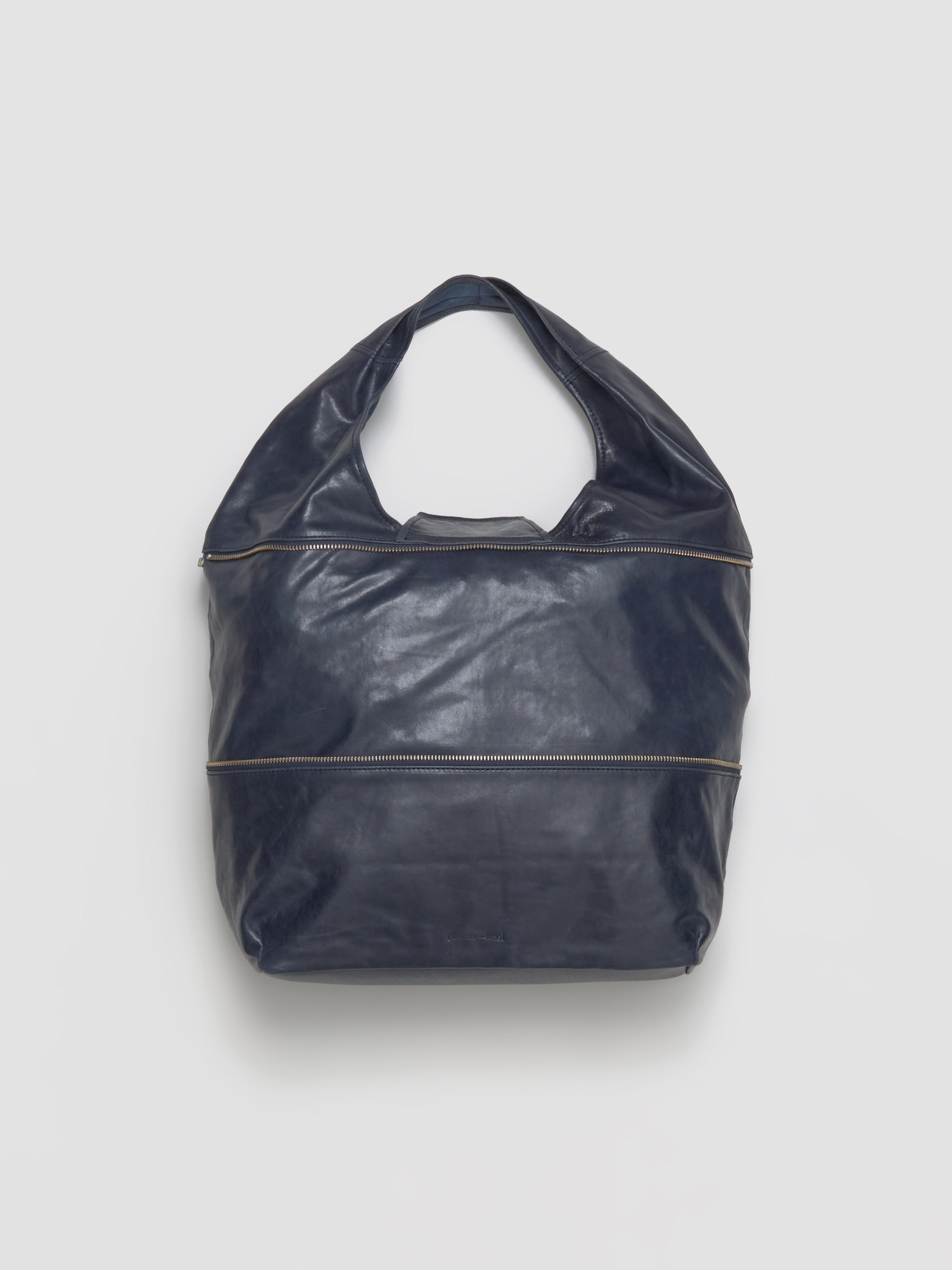 Riba Zip Bag in Greyish Blue