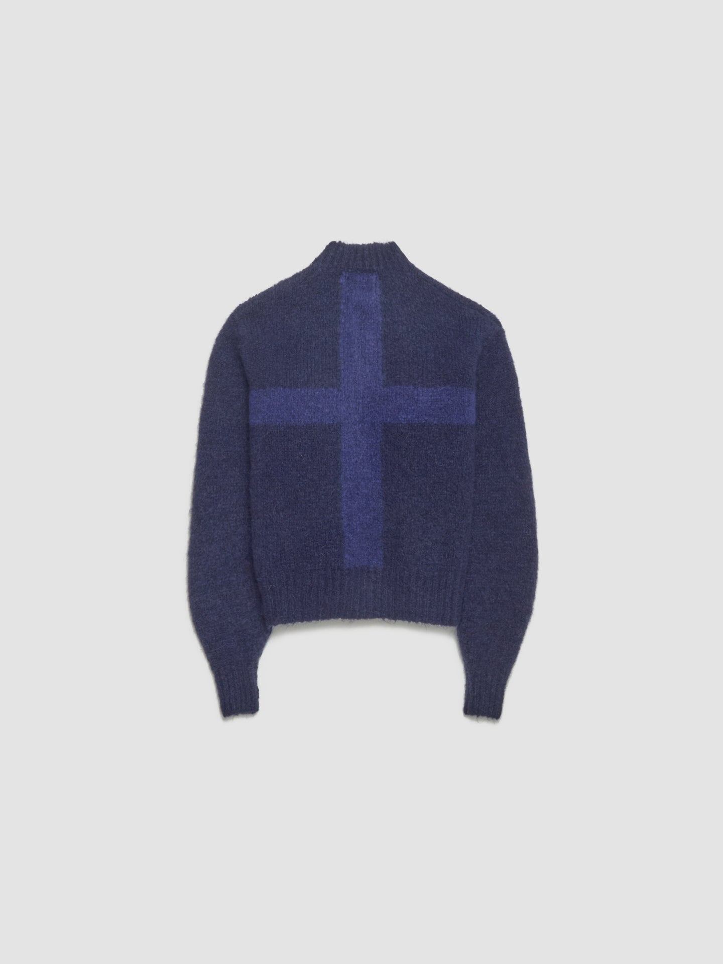 Cruz Zipped Cardigan in Blue