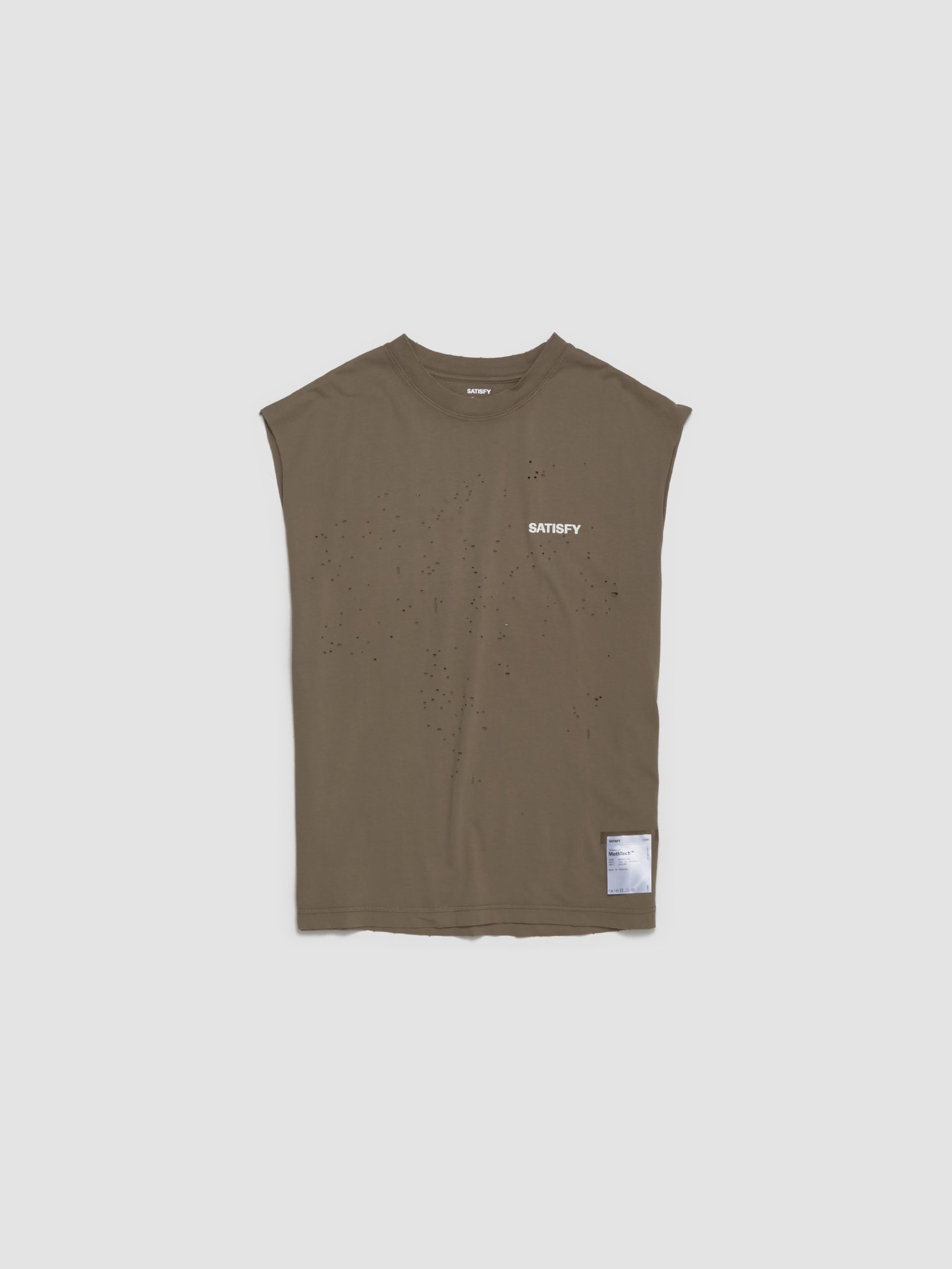 MothTech Muscle Tee in Aged Falcon