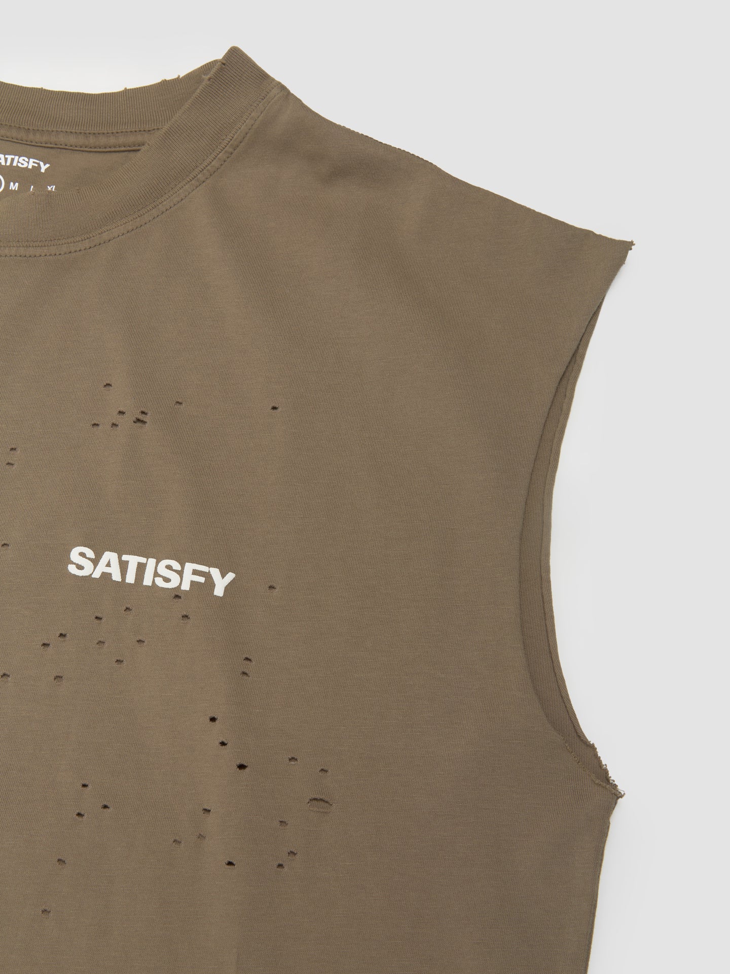 MothTech Muscle Tee in Aged Falcon