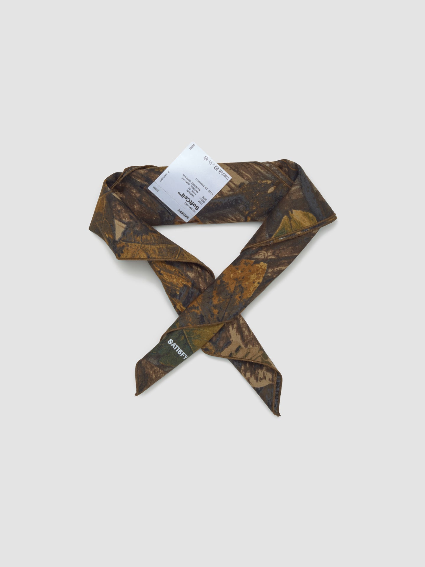 SoftCell Bandana in Camo Leaves