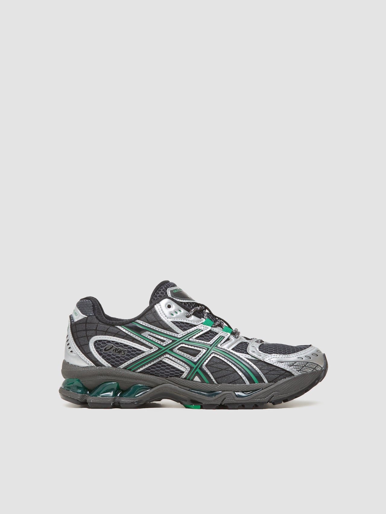 GEL-NIMBUS 10.1 Sneaker in Obsidian Grey & Green Basil