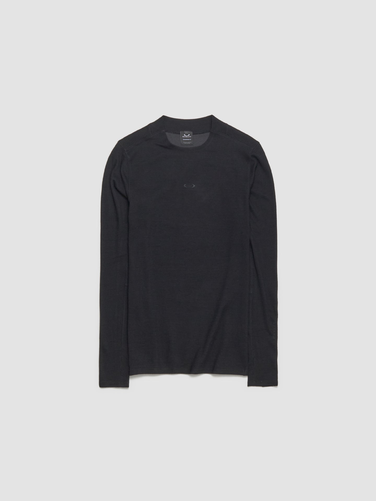 Spruce Wool Long Sleeve Base Layer in Blackout
