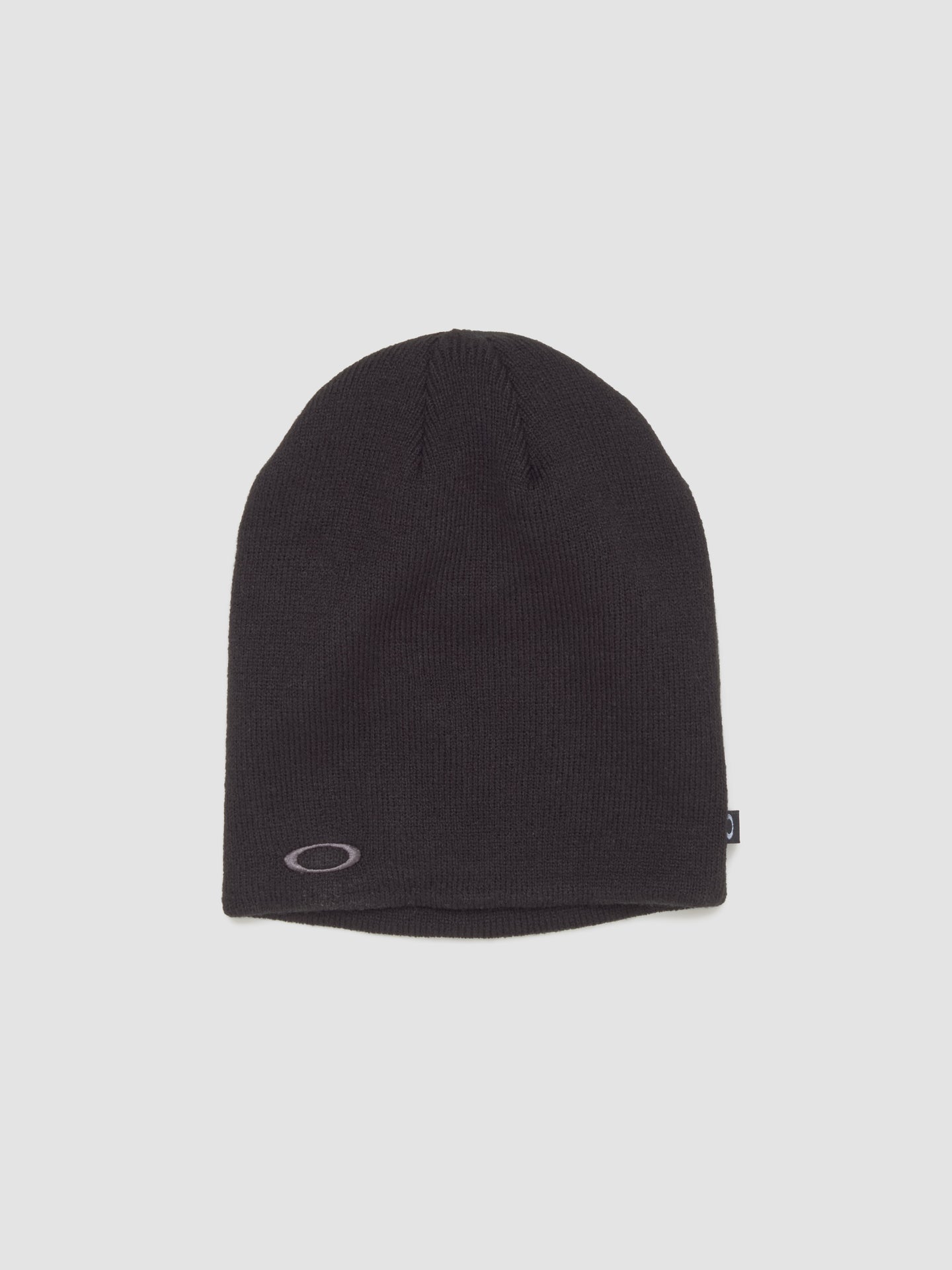 Fine Knit Beanie in Blackout