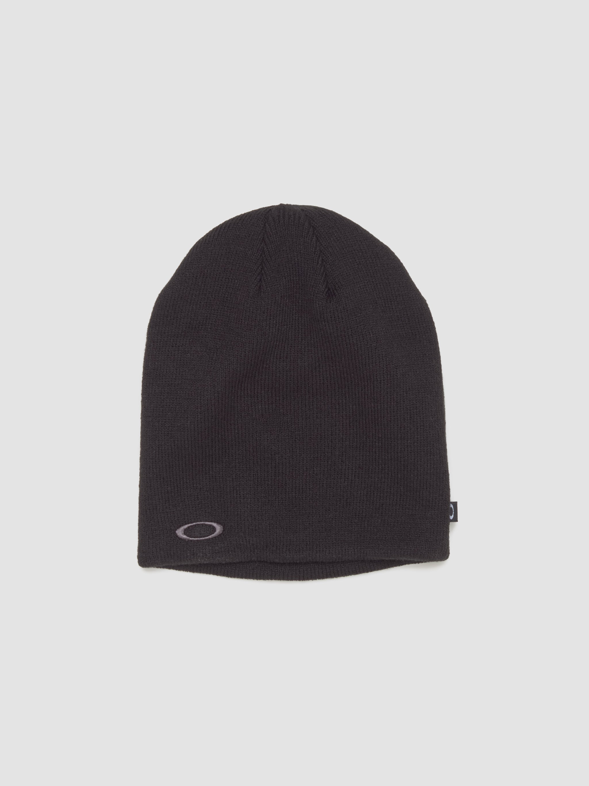 Fine Knit Beanie in Blackout