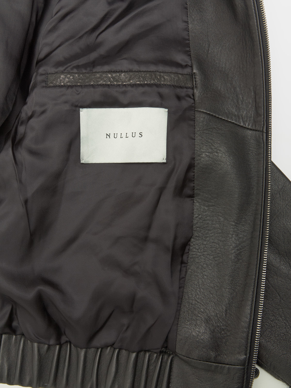 Tie a Knot "G.O.A.T" Jacket in Leather Black