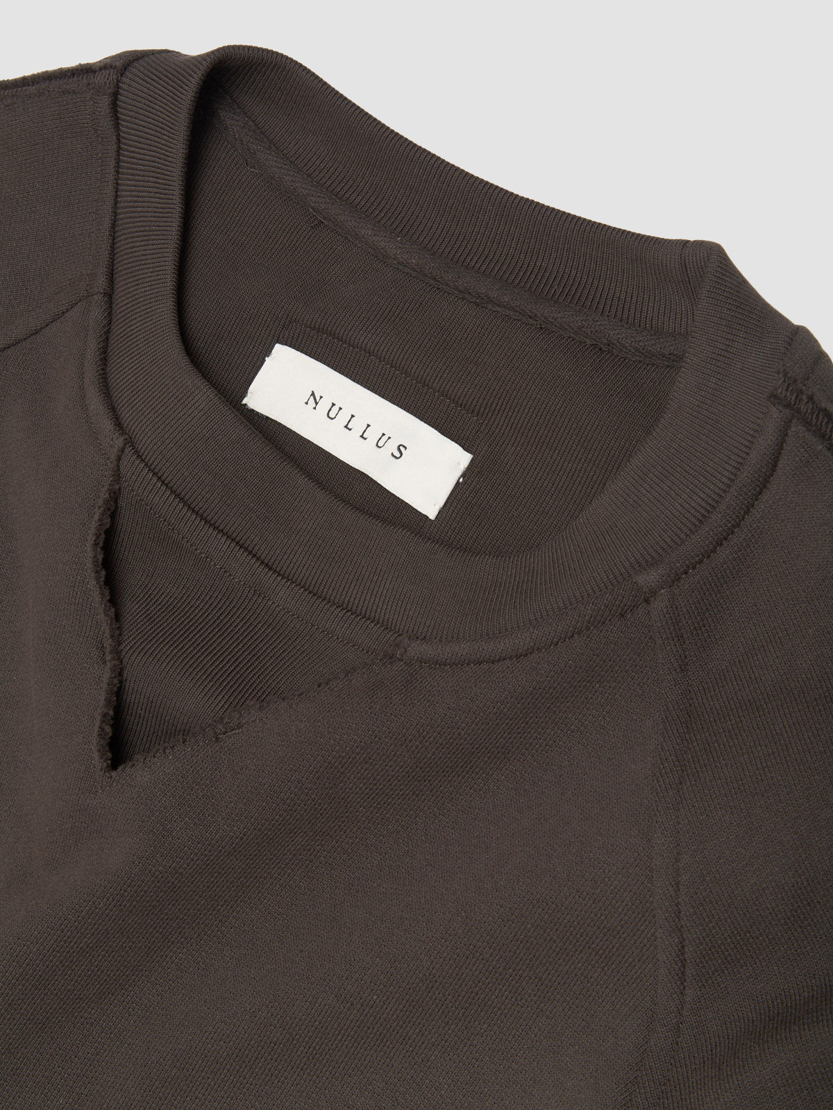 Deconstructed Tie-In Sweater in Tobacco