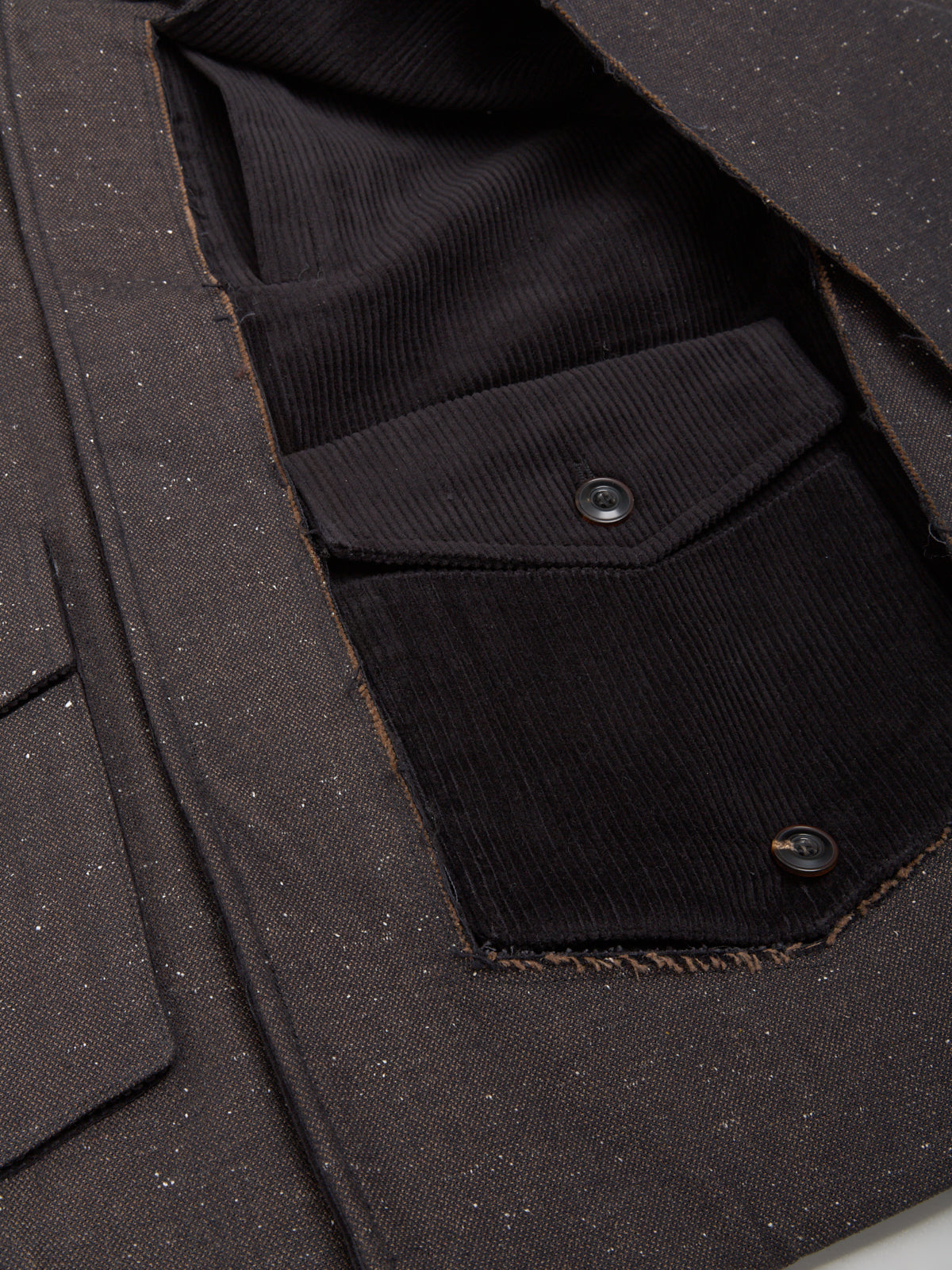 Peeled Off Jacket in Brown