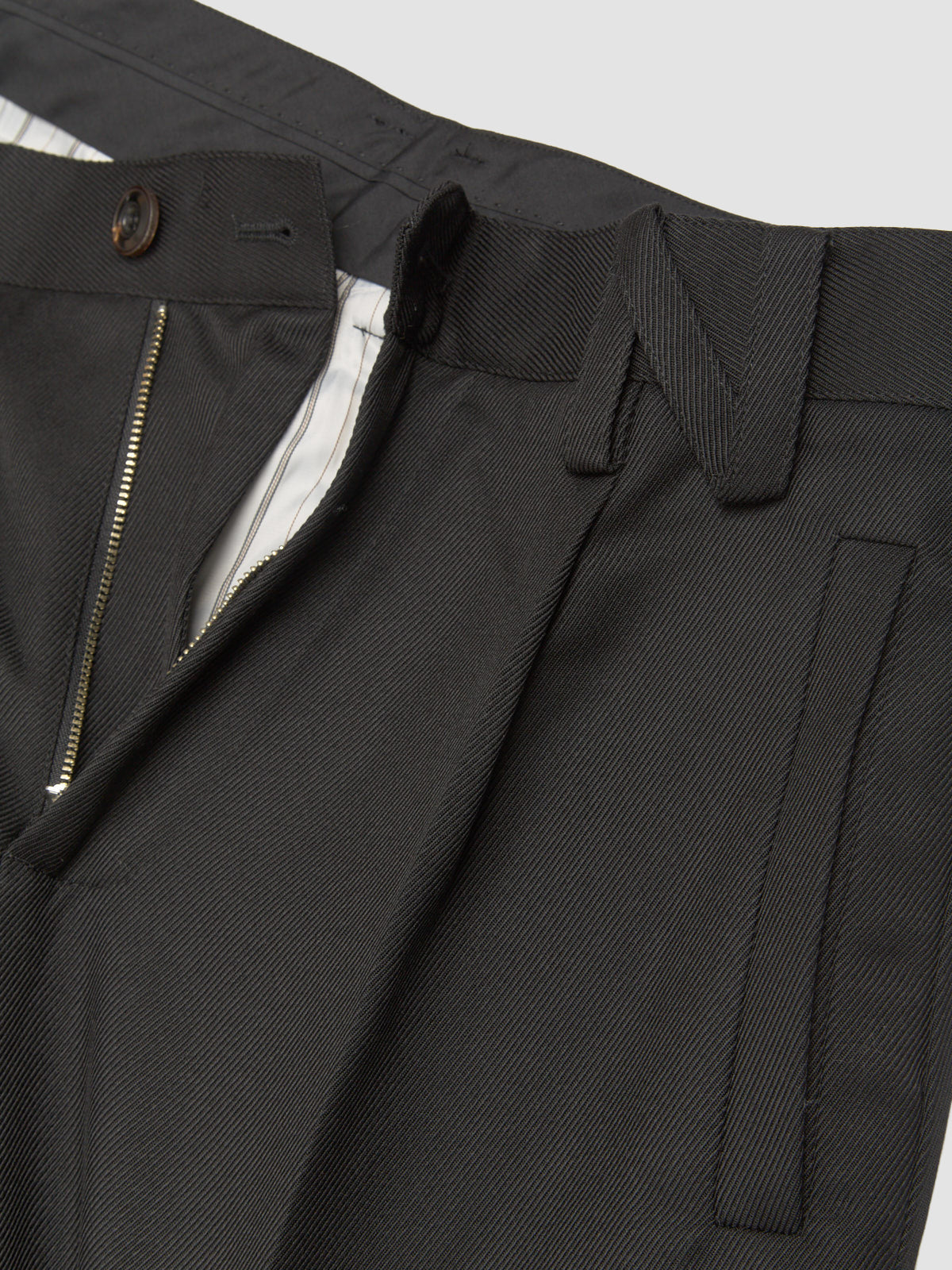 Deconstructed Carpenter Trousers in Black