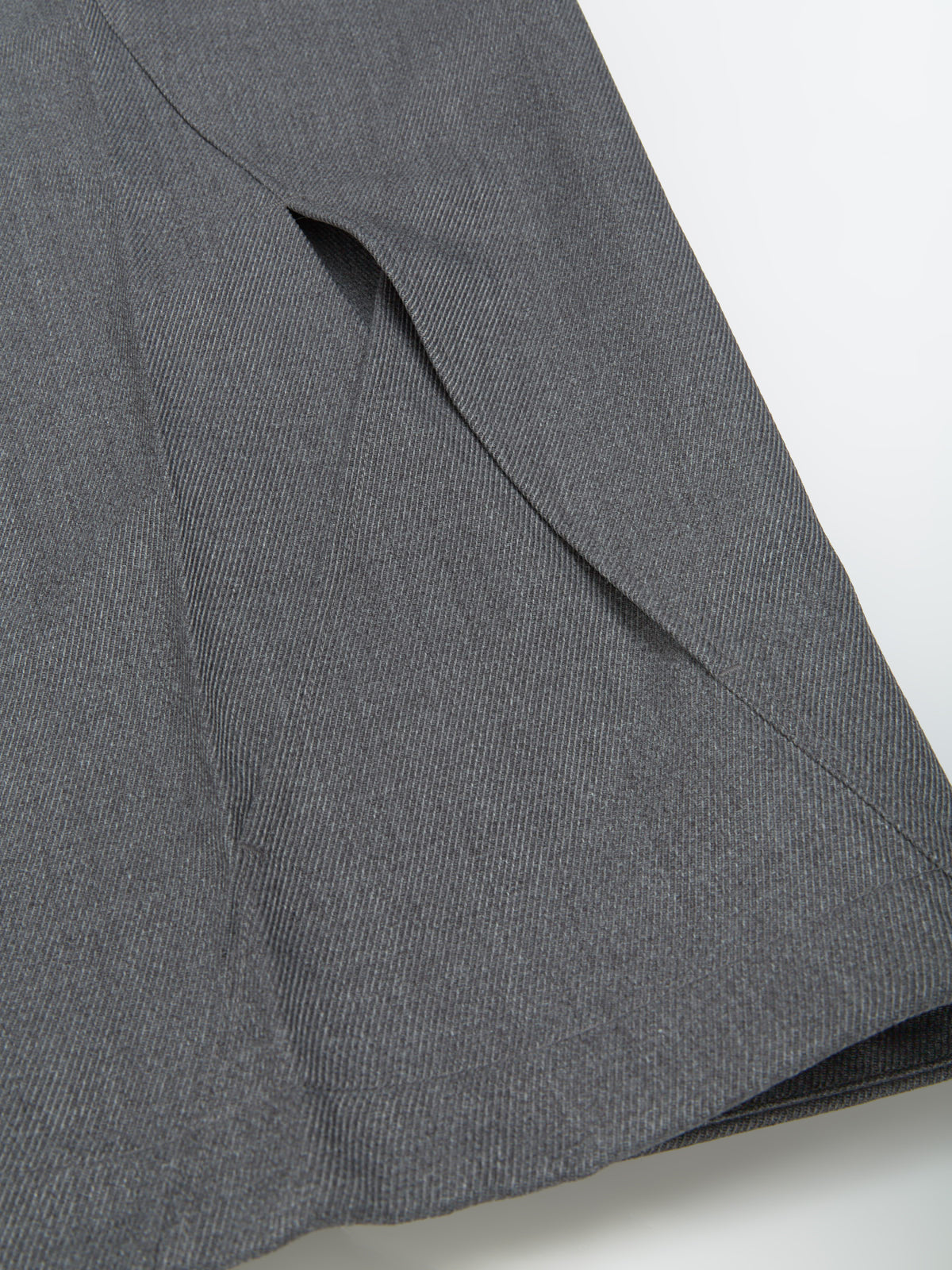 Intertwined Structure Tailored Wide Leg Trousers in Grey